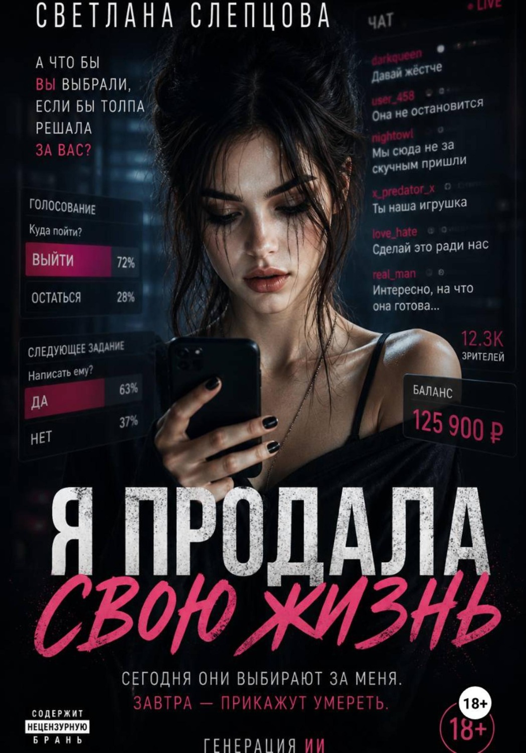 Обложка книги «Я ПРОДАЛА СВОЮ ЖИЗНЬ»