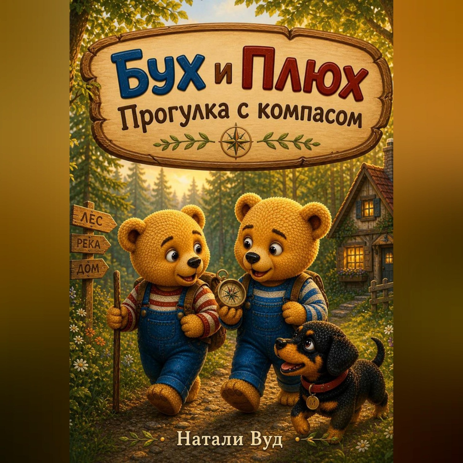 Обложка книги «Бух и Плюх. Прогулка с компасом»
