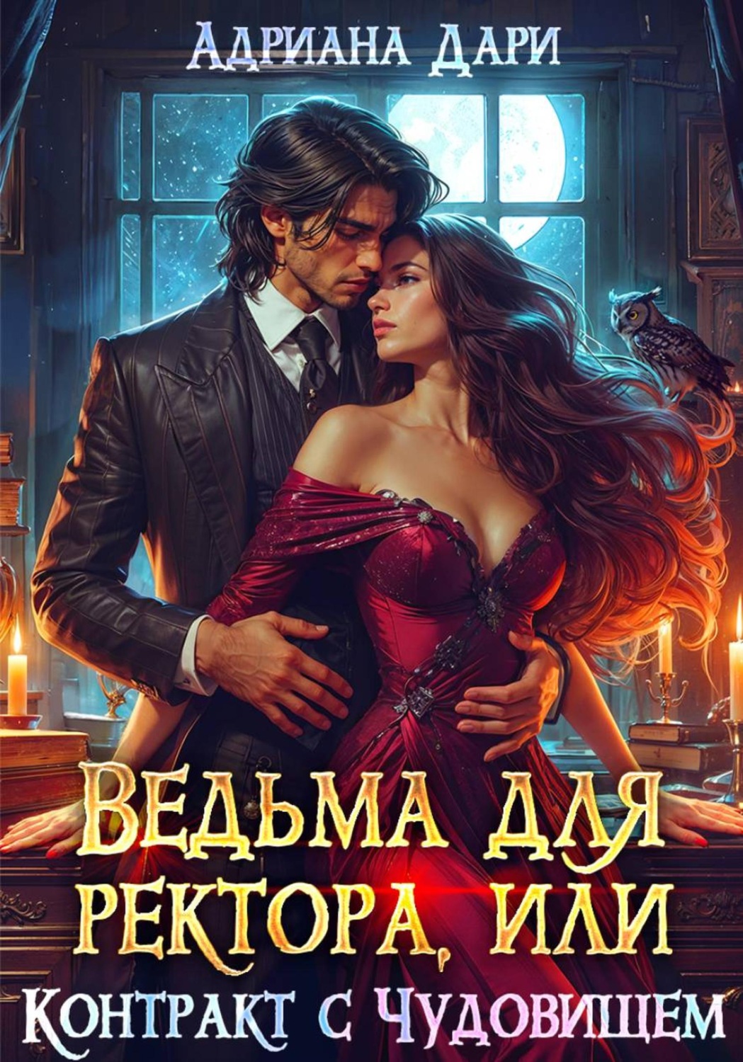 Обложка книги «Ведьма для ректора, или Контракт с Чудовищем»