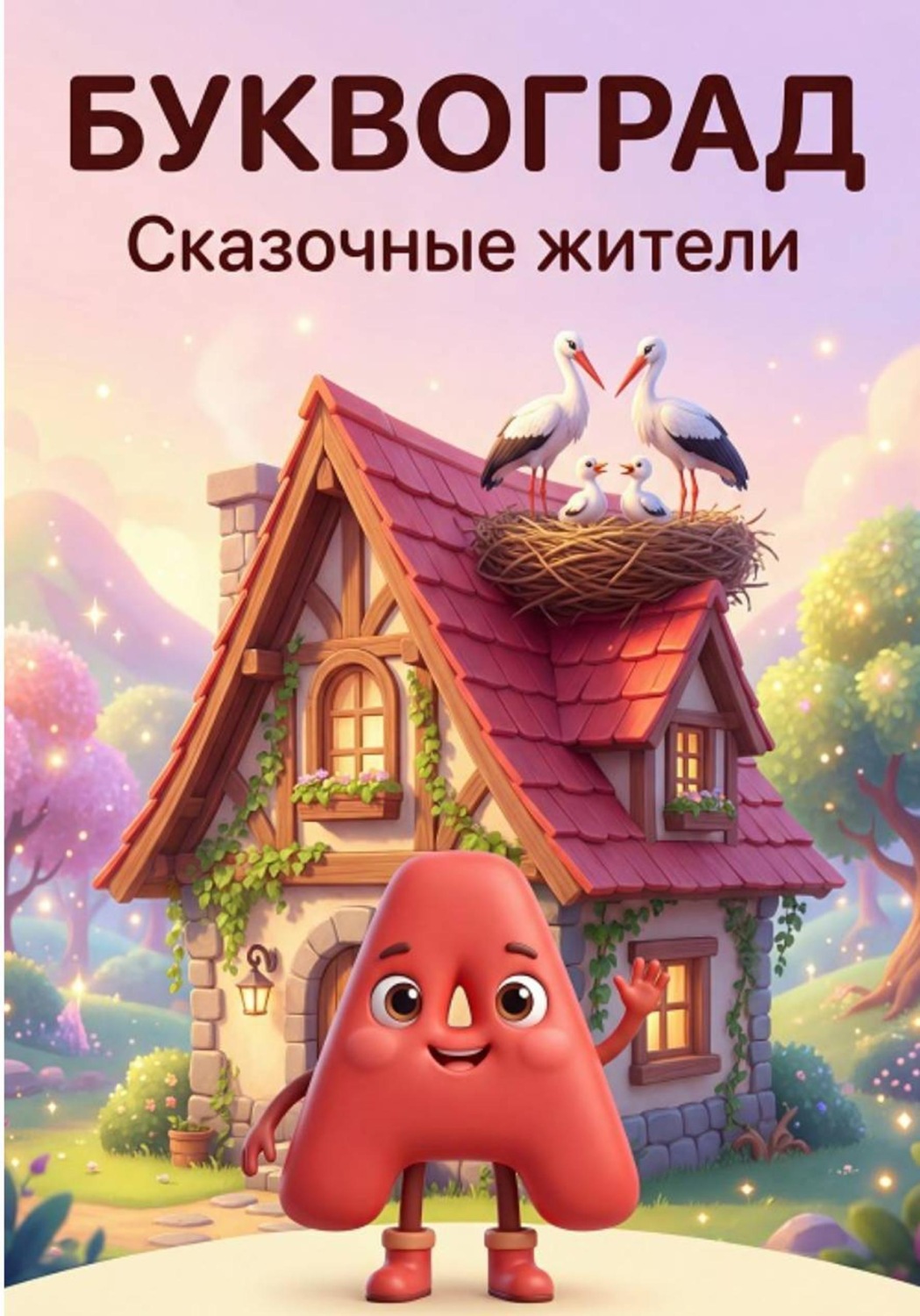 Обложка книги «История про букву А. Сказочный Буквоград: учим буквы играя»