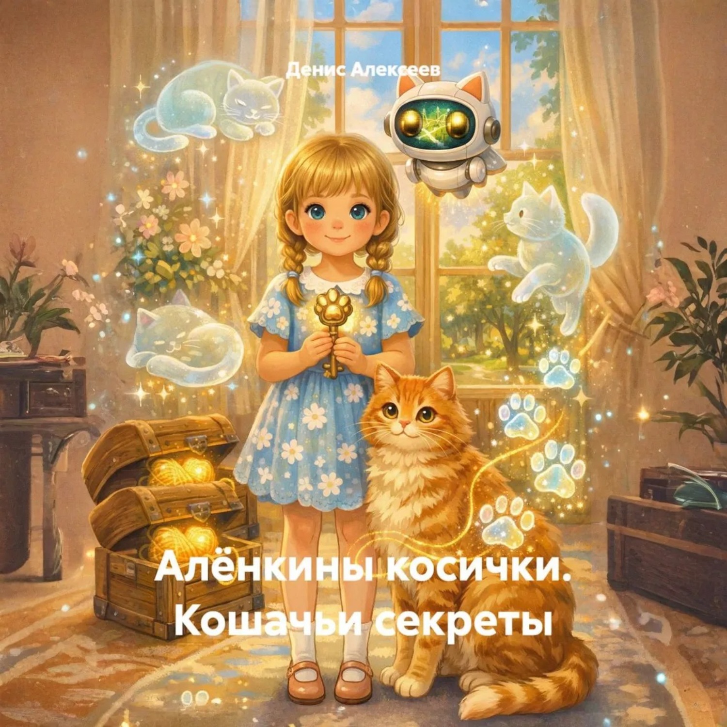 Обложка книги «Алёнкины косички. Кошачьи секреты»