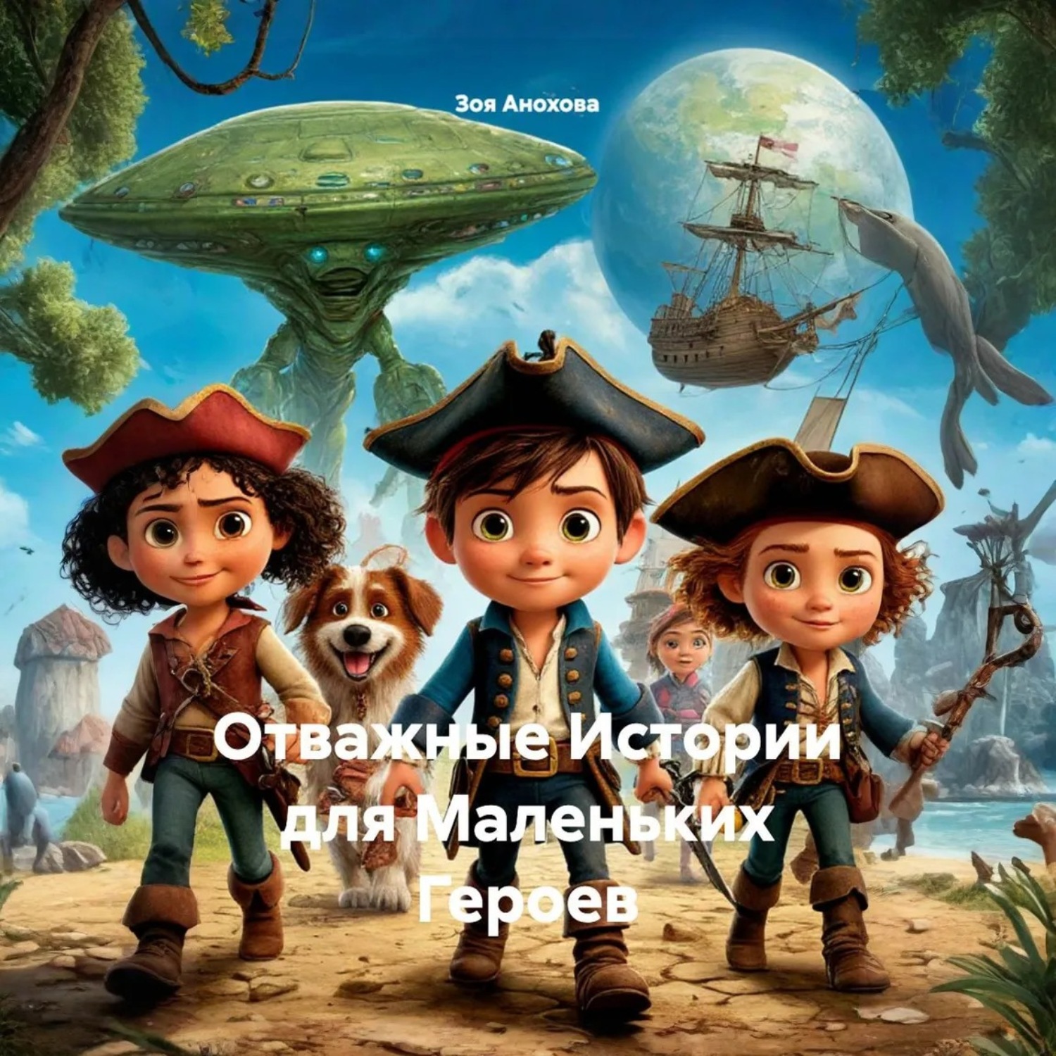 Обложка книги «Отважные Истории для Маленьких Героев»
