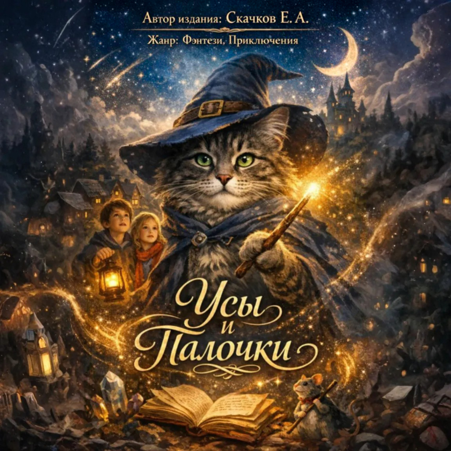 Обложка книги «Усы и палочки»