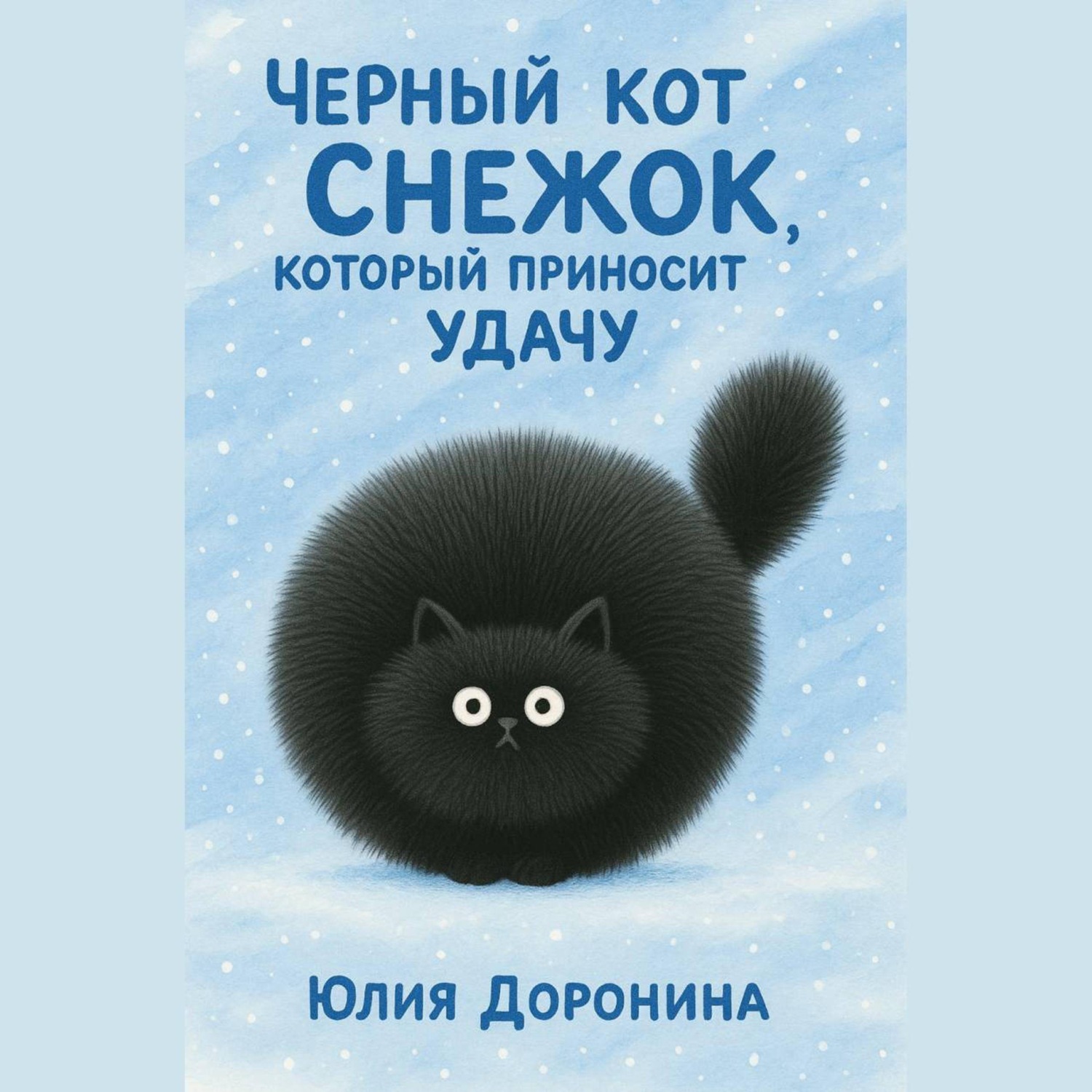 Обложка книги «Кот Снежок, который приносит удачу»