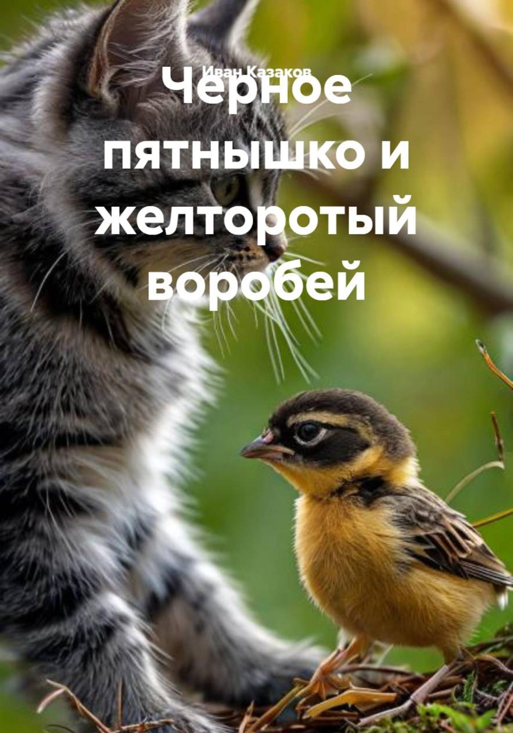 Обложка книги «Черное пятнышко и желторотый воробей»