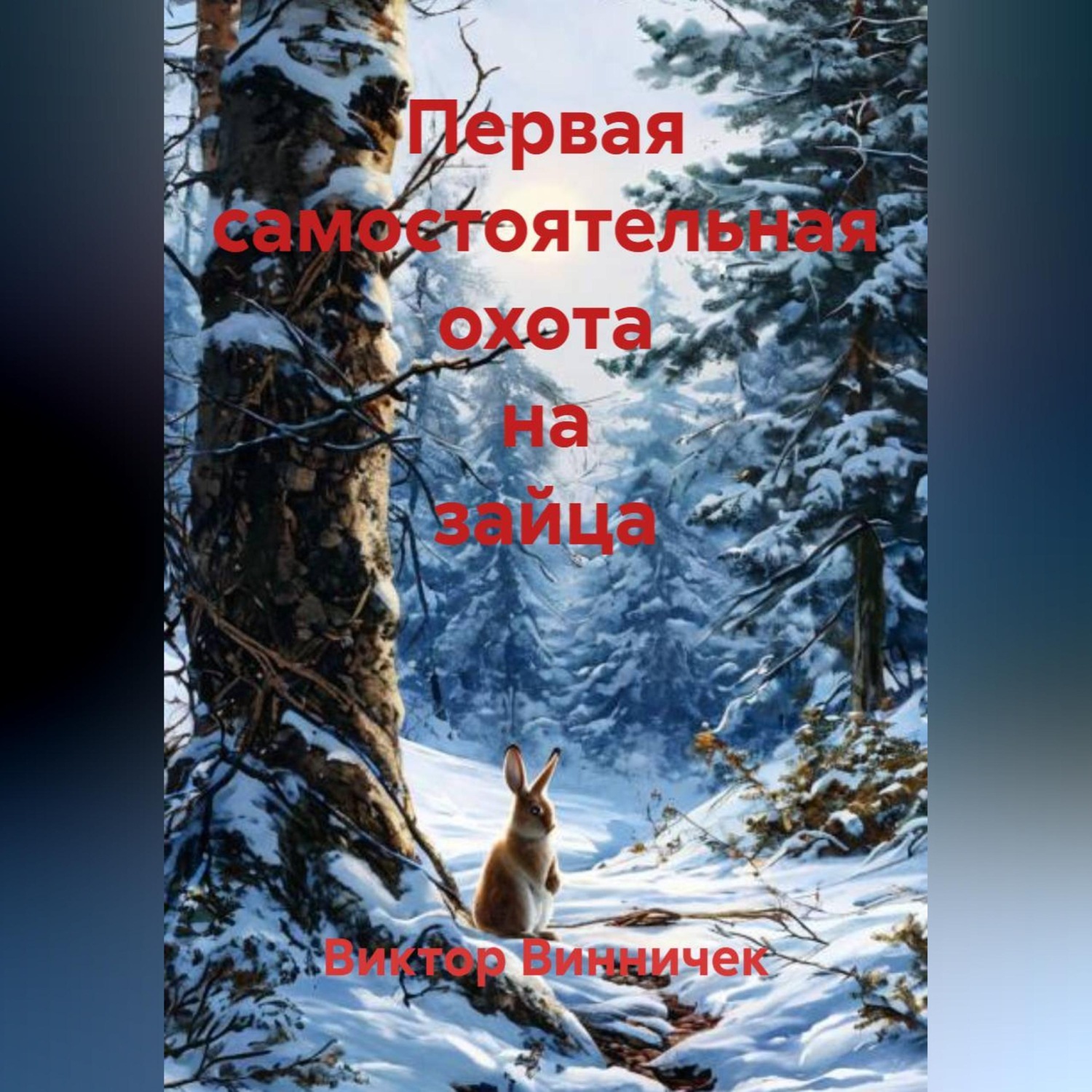 Обложка книги «Первая самостоятельная охота на зайца»