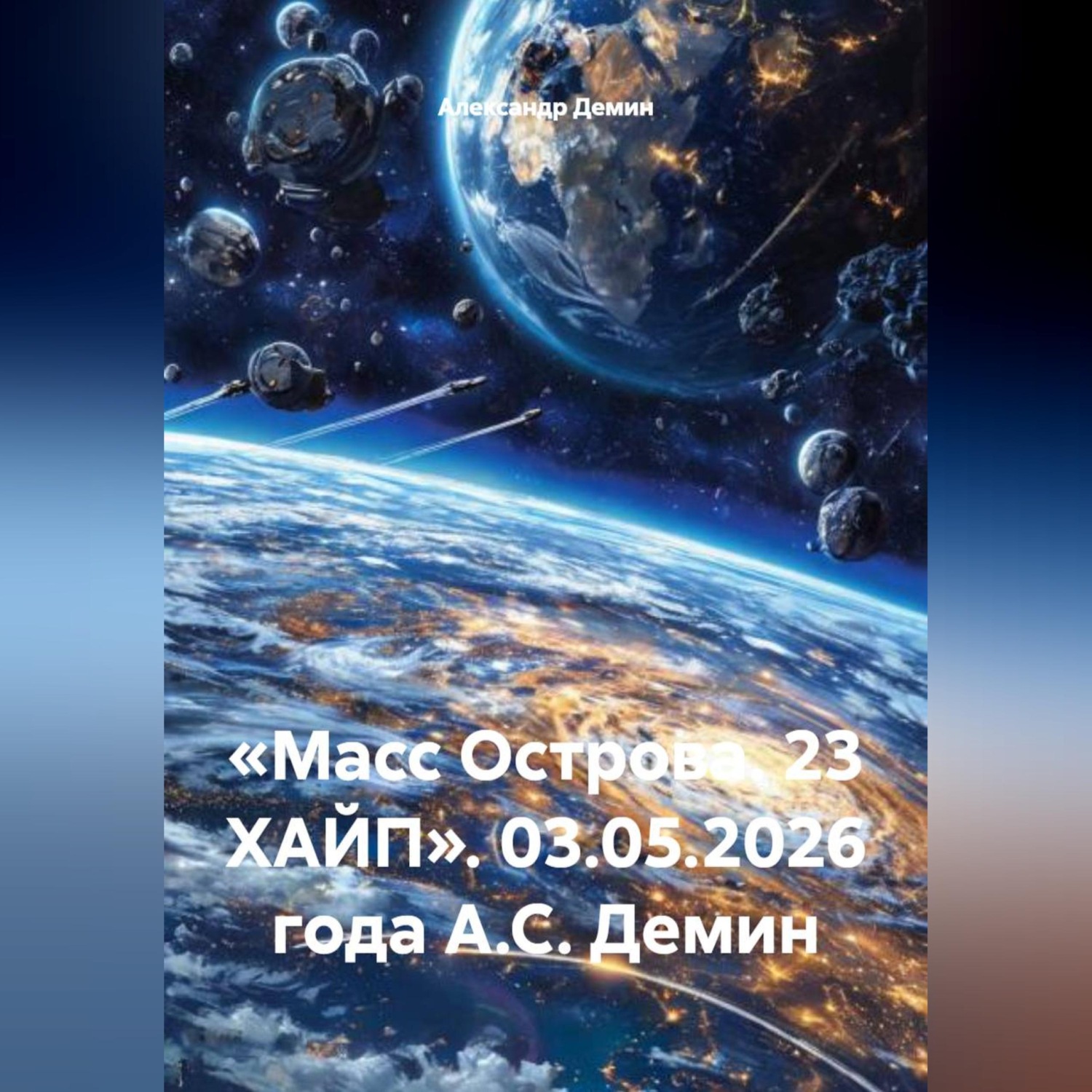 Обложка книги ««Масс Острова. 23 ХАЙП». 03.05.2026 года А.С. Демин»