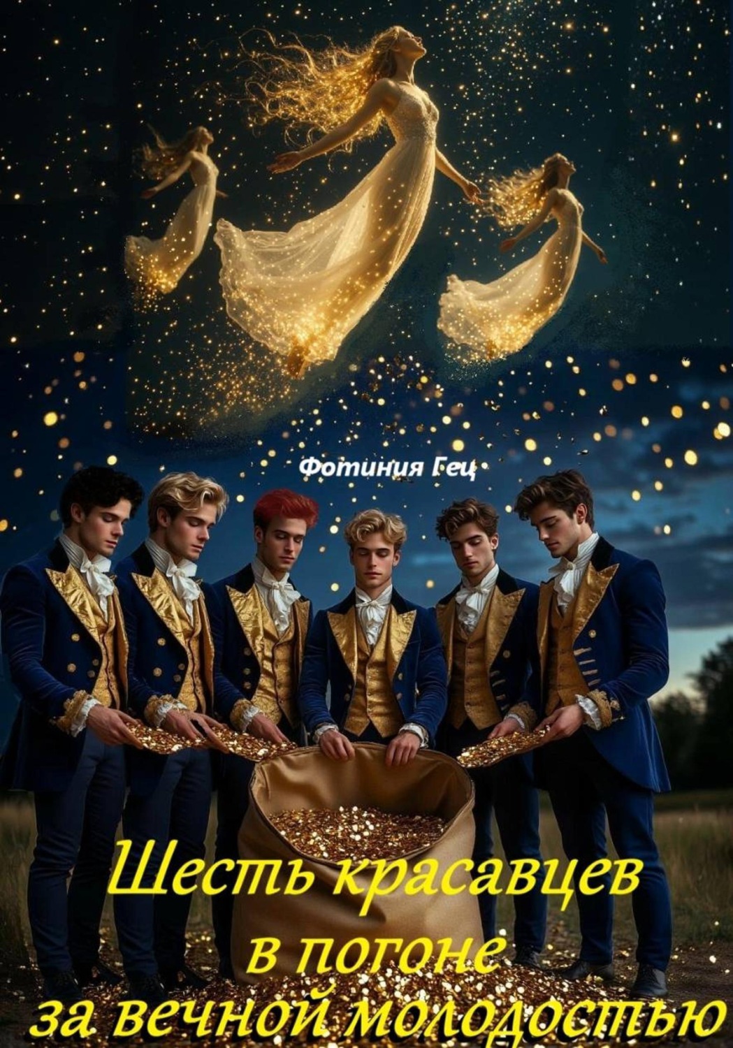 Обложка книги «Шесть красавцев в погоне за вечной молодостью»