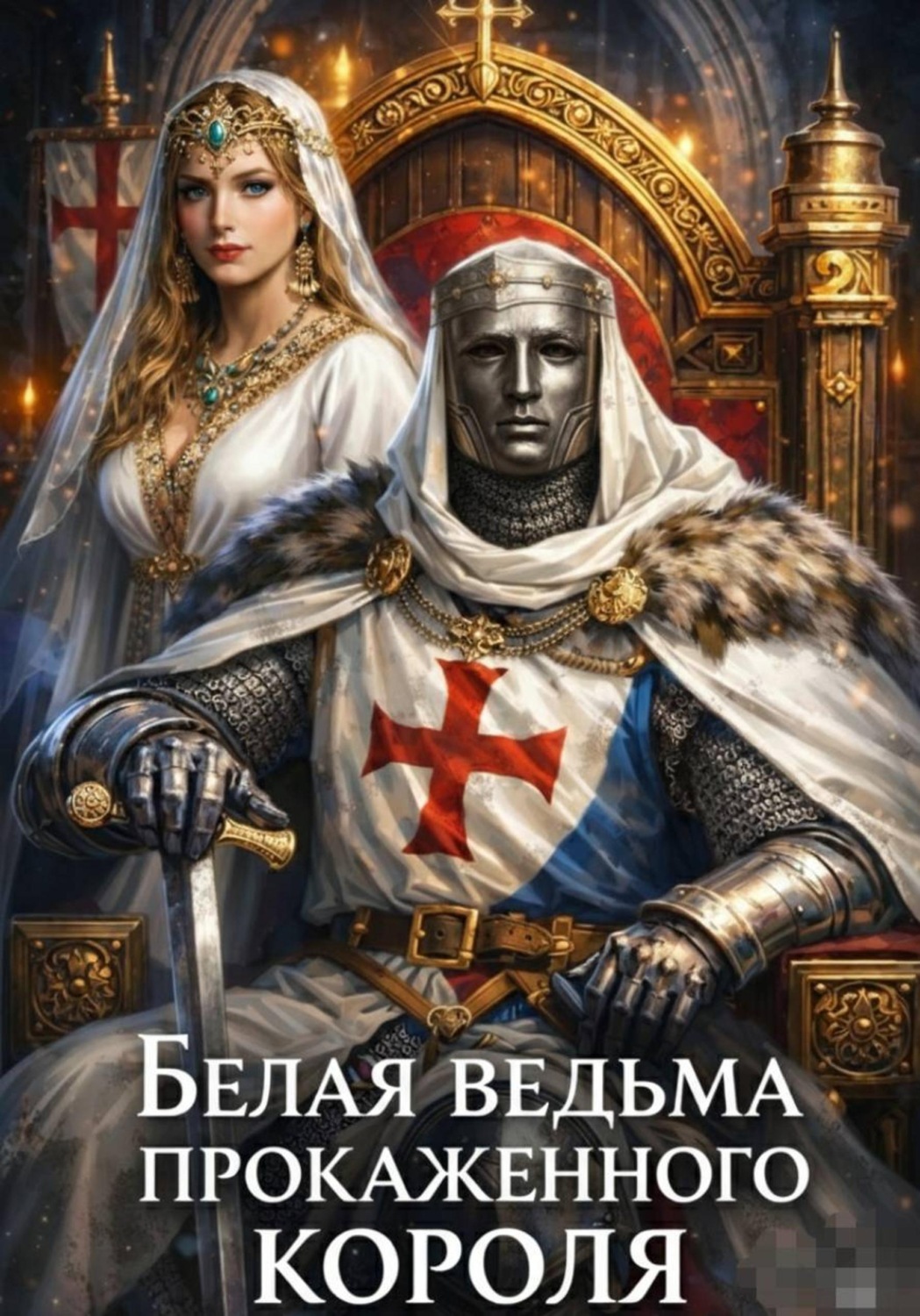 Обложка книги «Белая ведьма прокаженного короля»