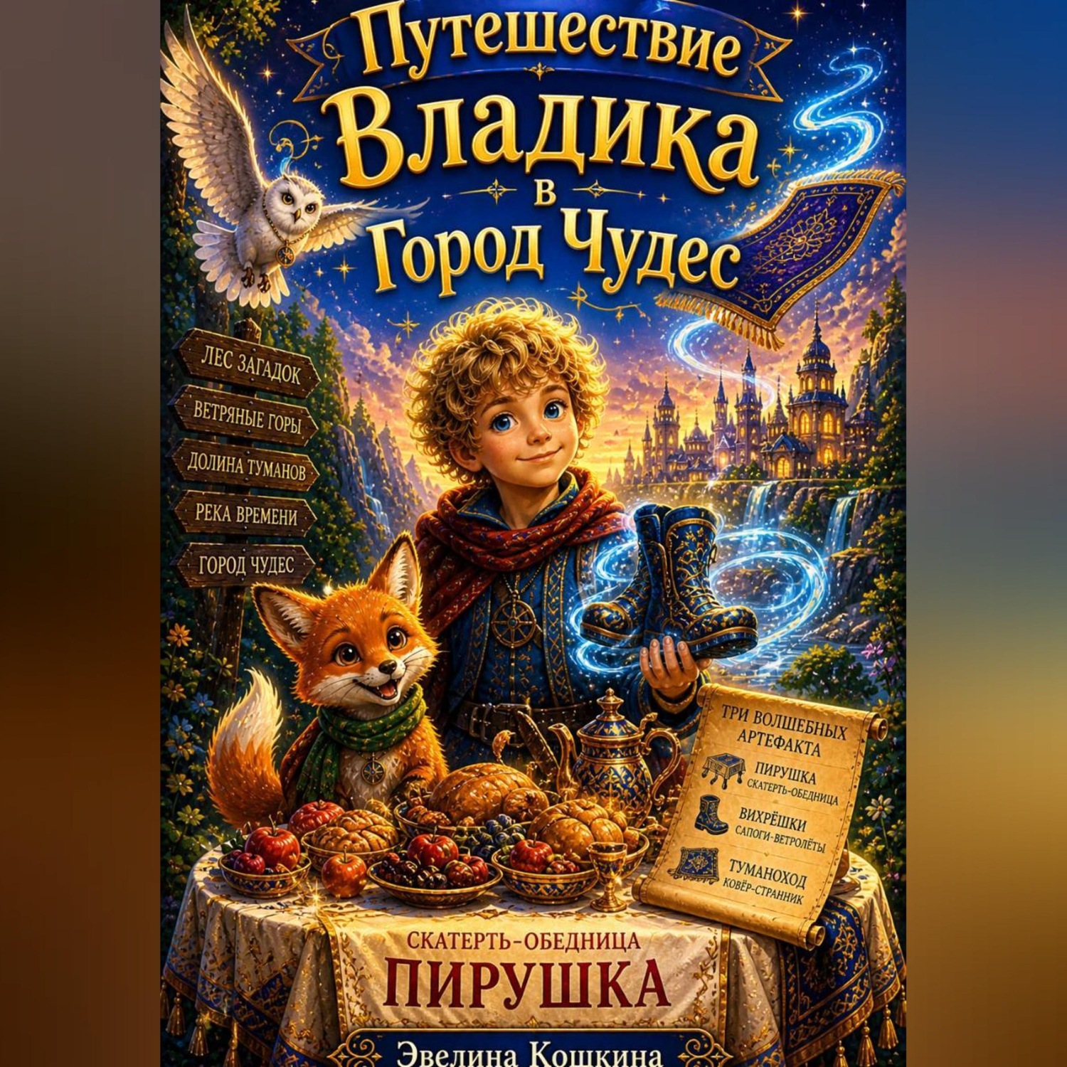 Обложка книги «Путешествие Владика в Город Чудес»