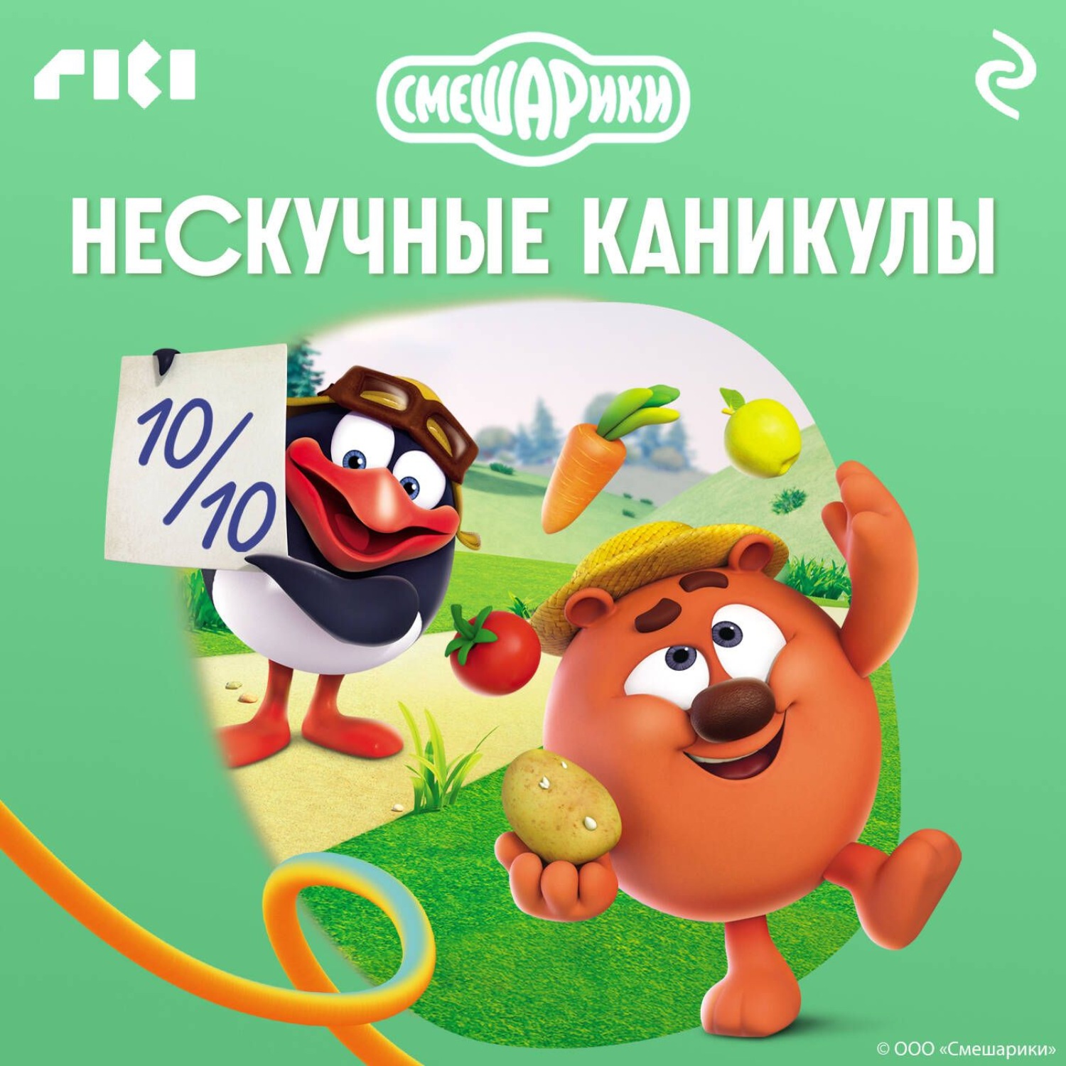 Обложка книги «Смешарики. Нескучные каникулы»