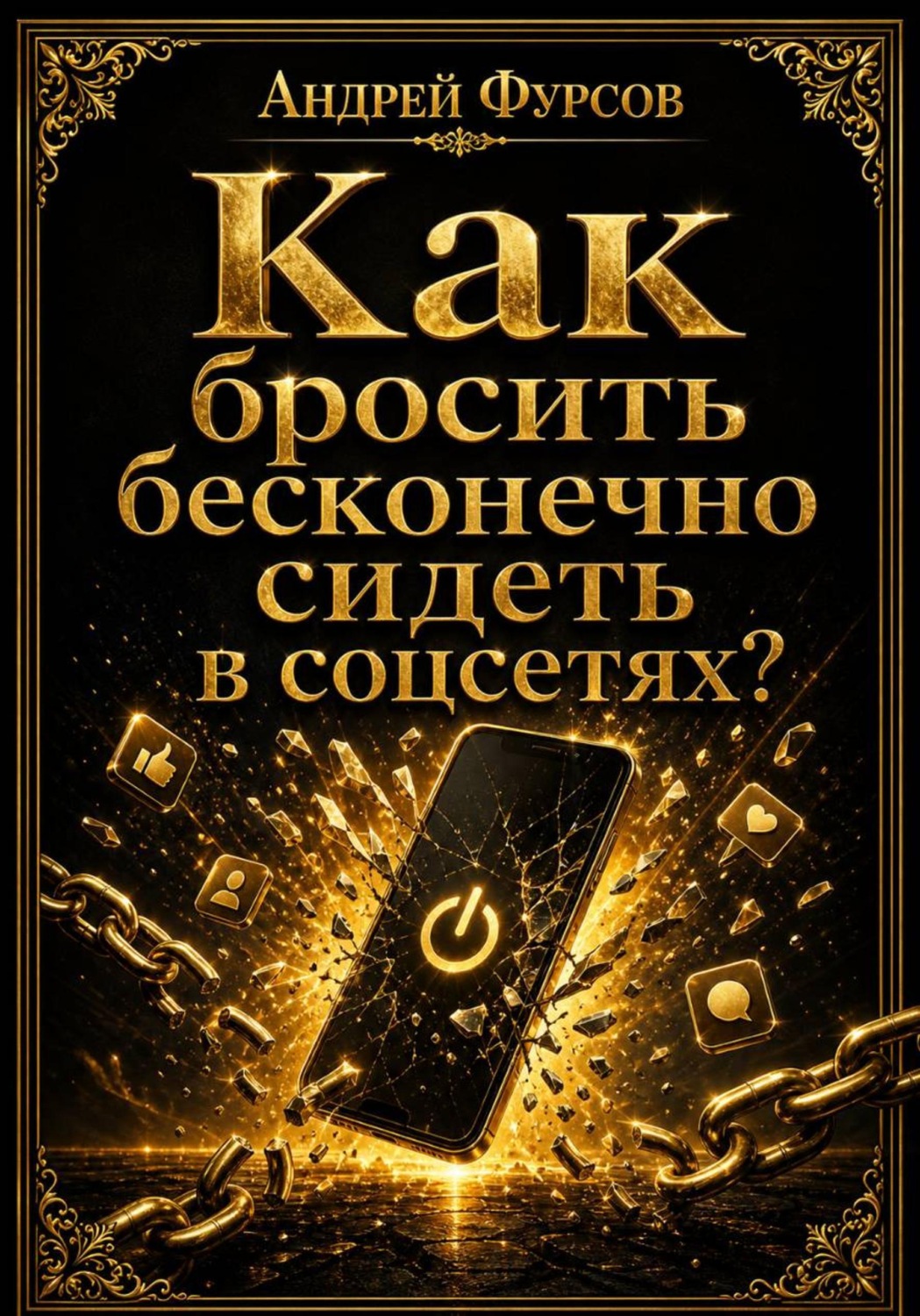 Обложка книги «Как бросить бесконечно сидеть в соцсетях?»