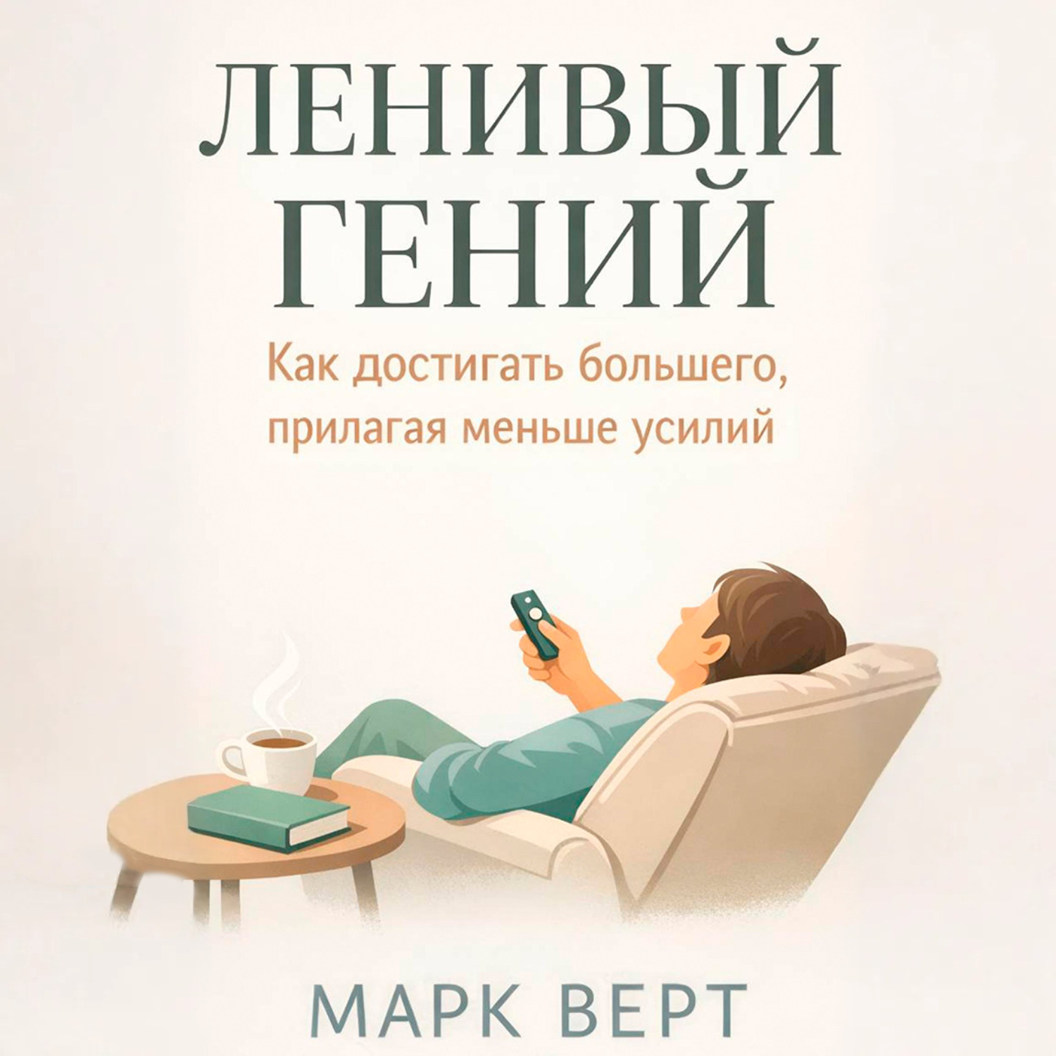 Обложка книги «Ленивый гений: Как достигать большего, прилагая меньше усилий»