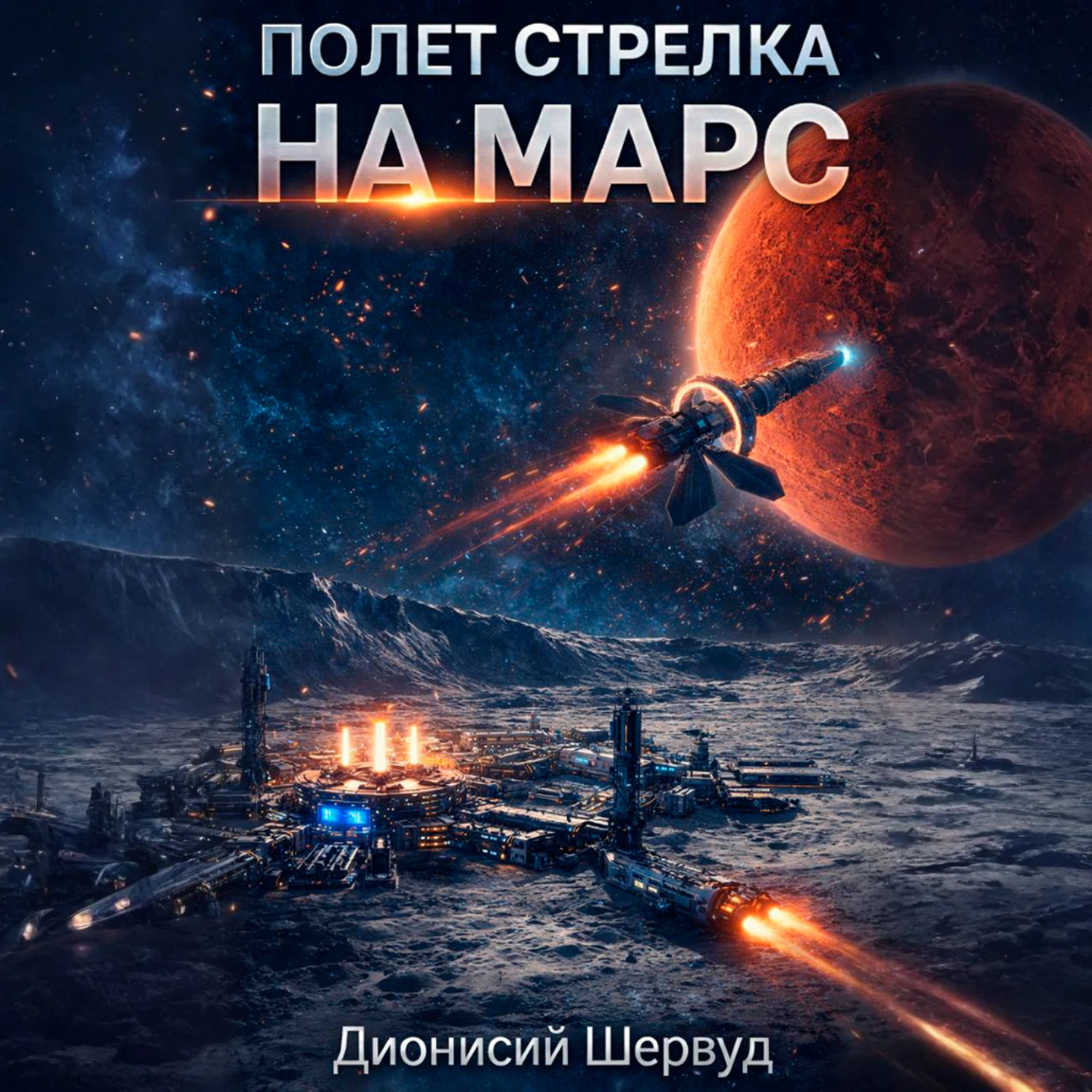 Обложка книги «Полет Стрелка. На Марс»