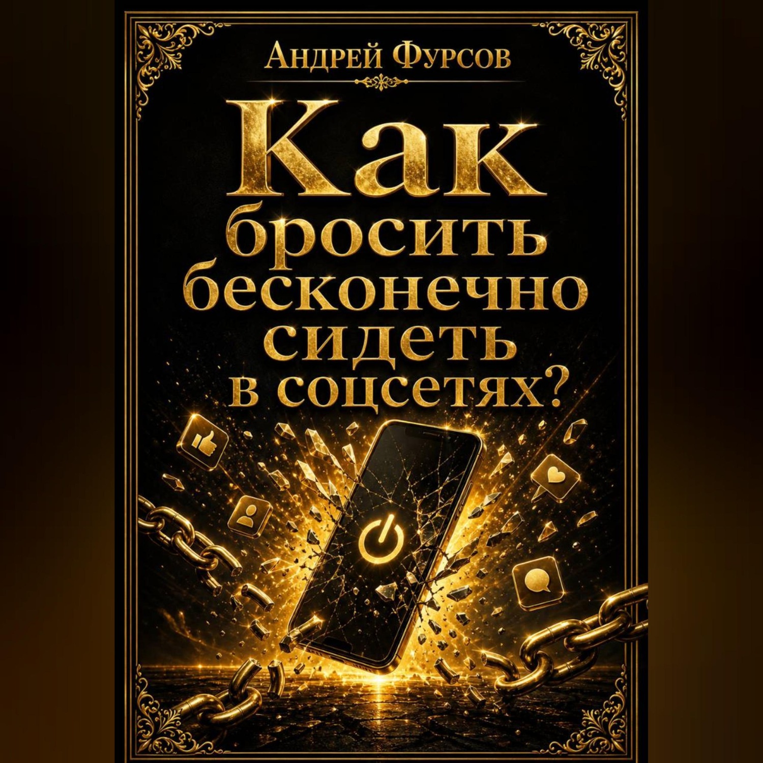 Обложка книги «Как бросить бесконечно сидеть в соцсетях?»