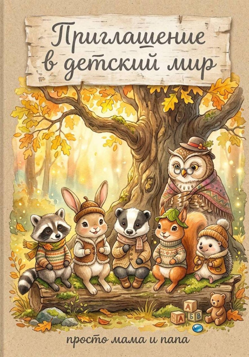 Обложка книги «Приглашаем в детский мир»
