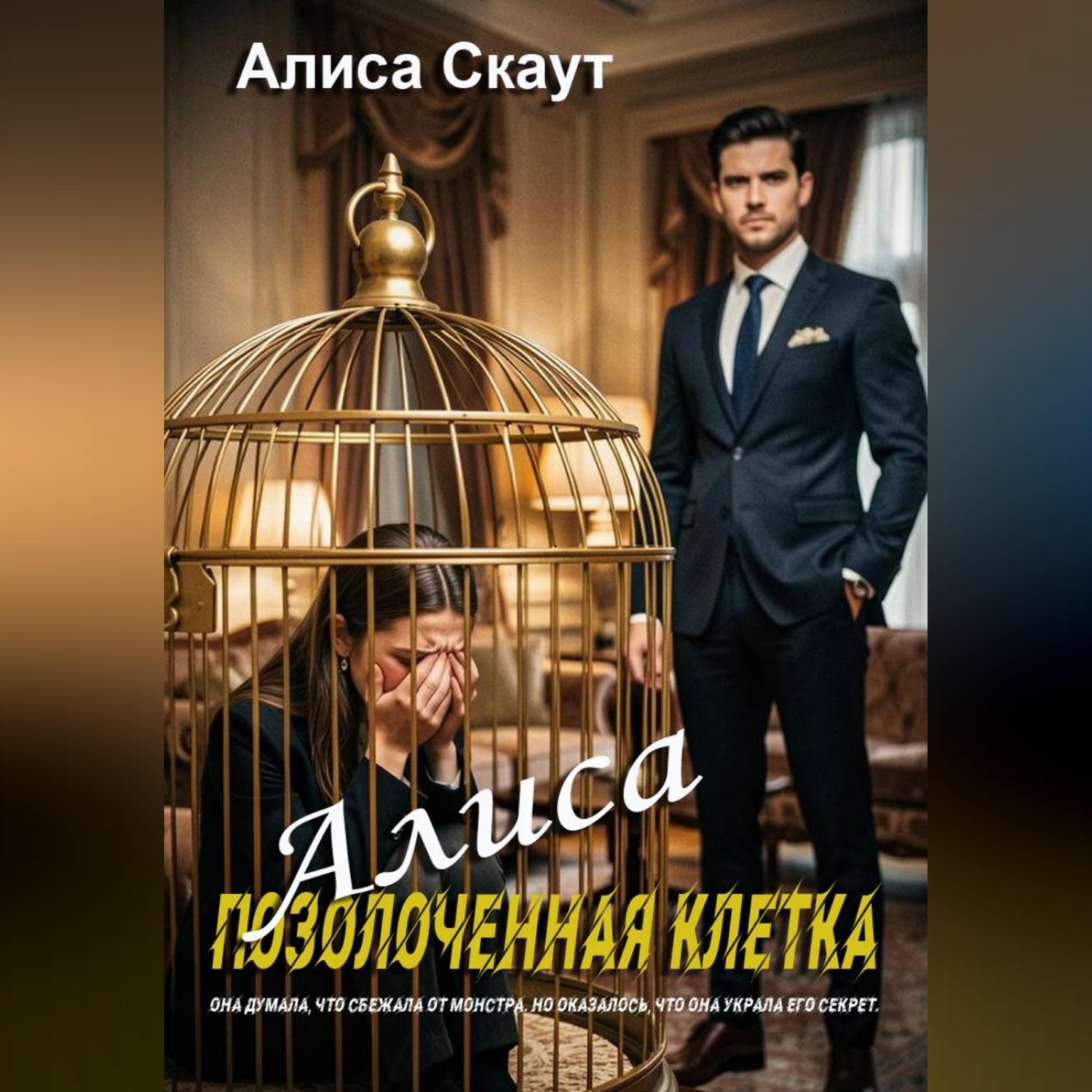 Обложка книги «АЛИСА-ПОЗОЛОЧЕННАЯ КЛЕТКА»