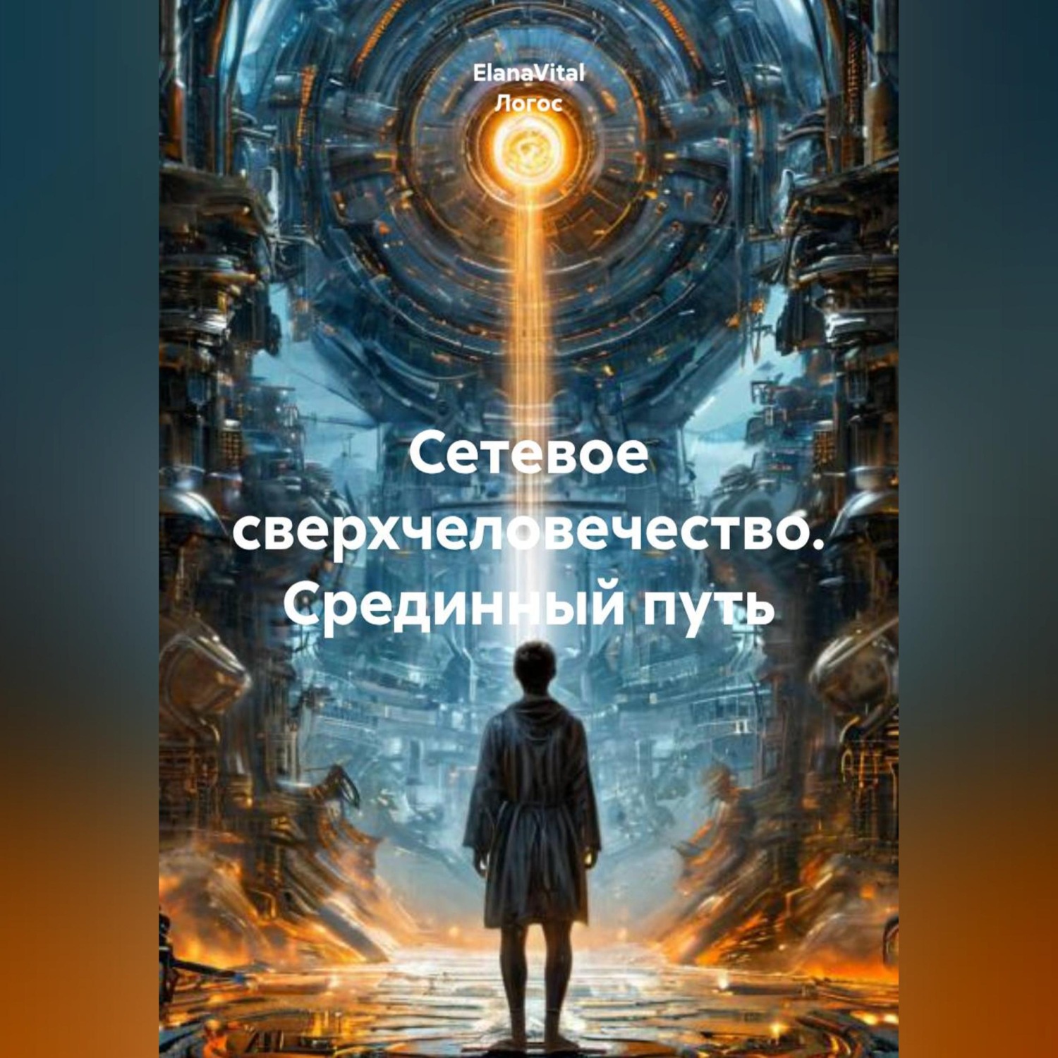 Обложка книги «Сетевое сверхчеловечество Срединный путь»
