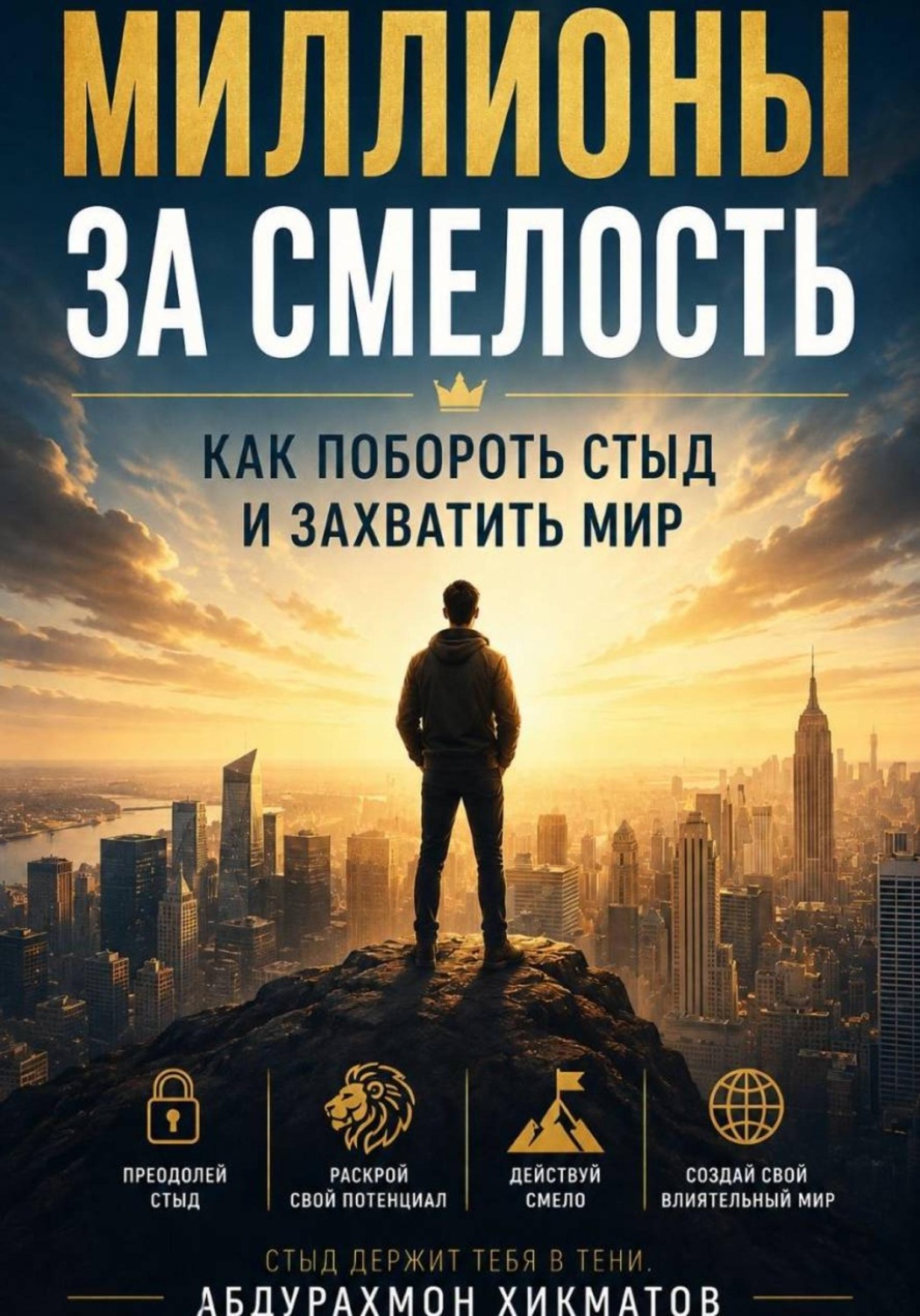 Обложка книги «Миллионы за смелость. Как побороть стыд и захватить мир»