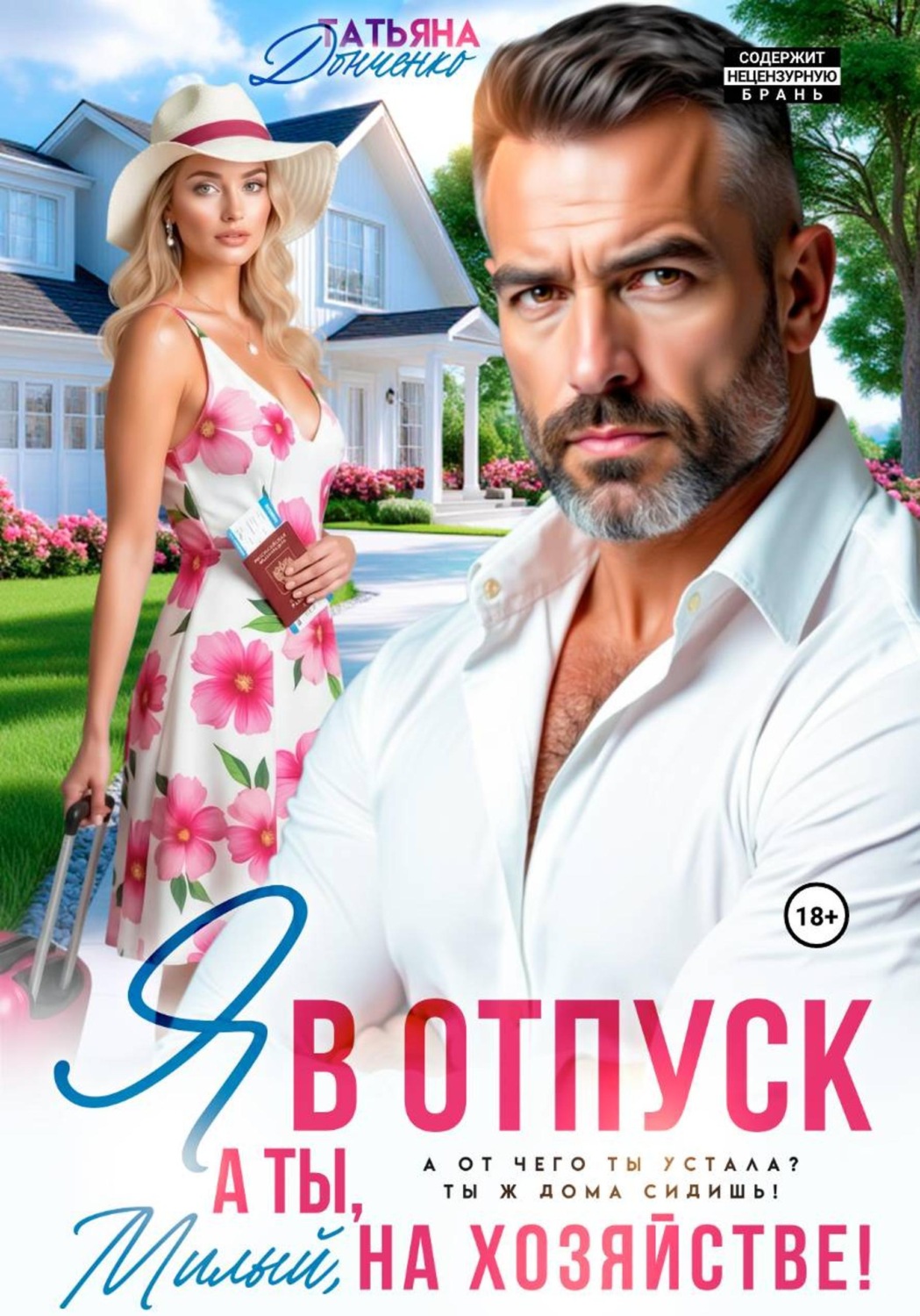 Обложка книги «Я в отпуск! А ты, милый, на хозяйстве!»