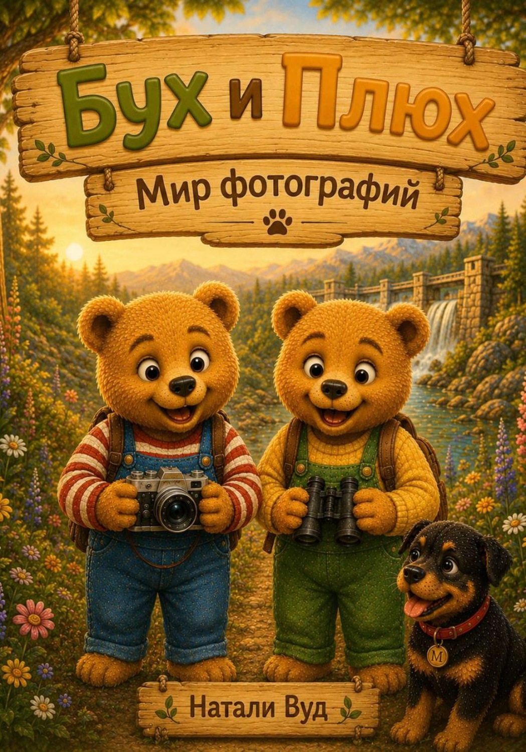 Обложка книги «Бух и Плюх. Мир фотографий»