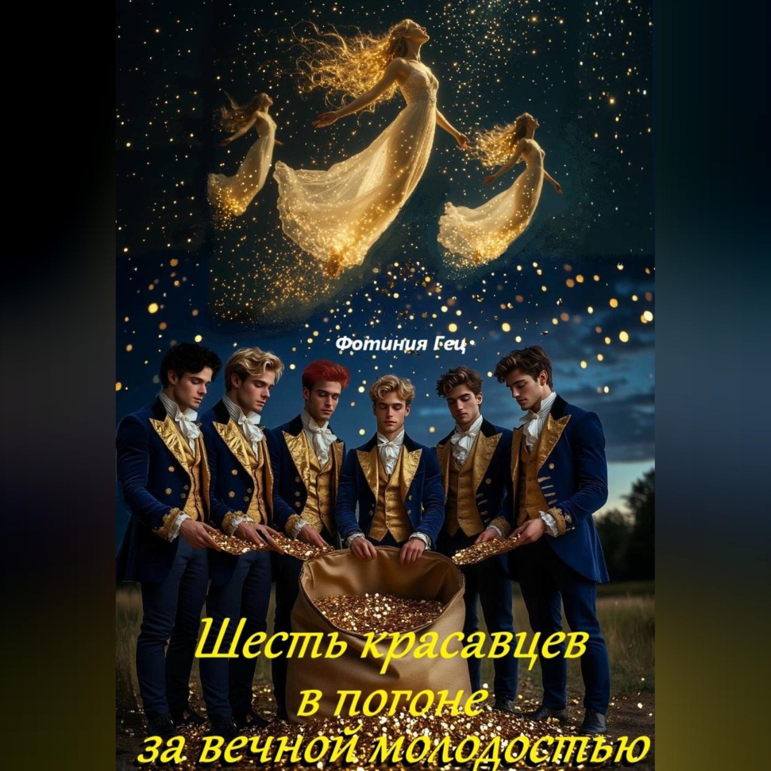 Обложка книги «Шесть красавцев в погоне за вечной молодостью»