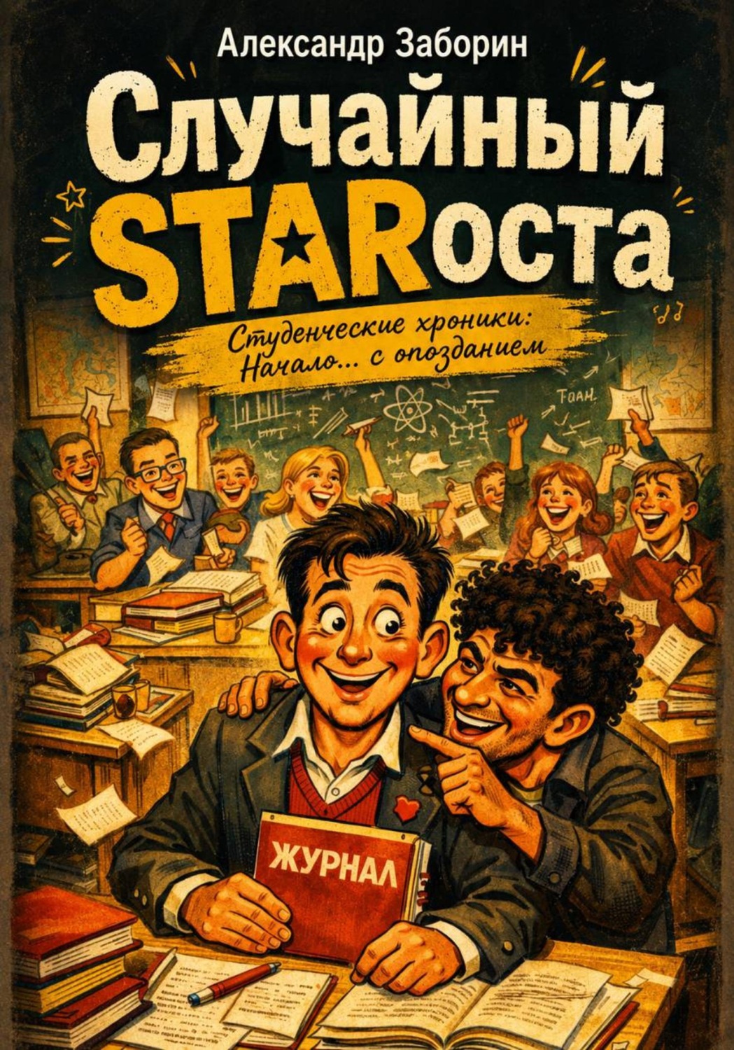 Обложка книги «Случайный starоста. Студенческие хроники: Начало... с опозданием»