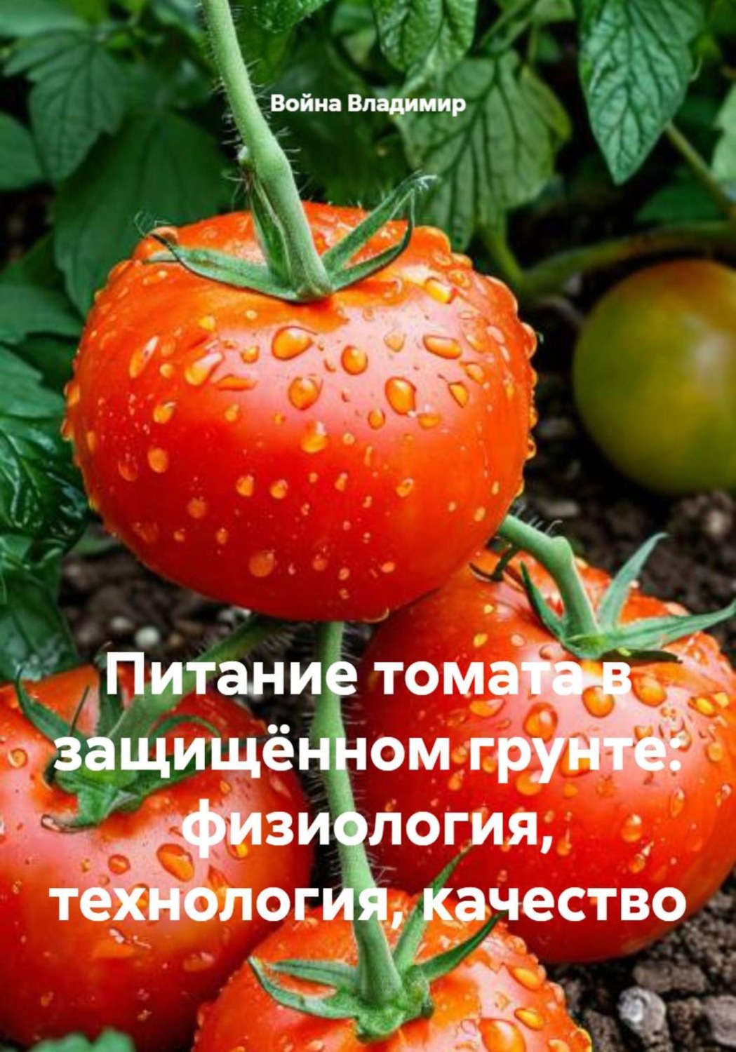 Обложка книги «Питание томата в защищённом грунте: физиология, технология, качество»