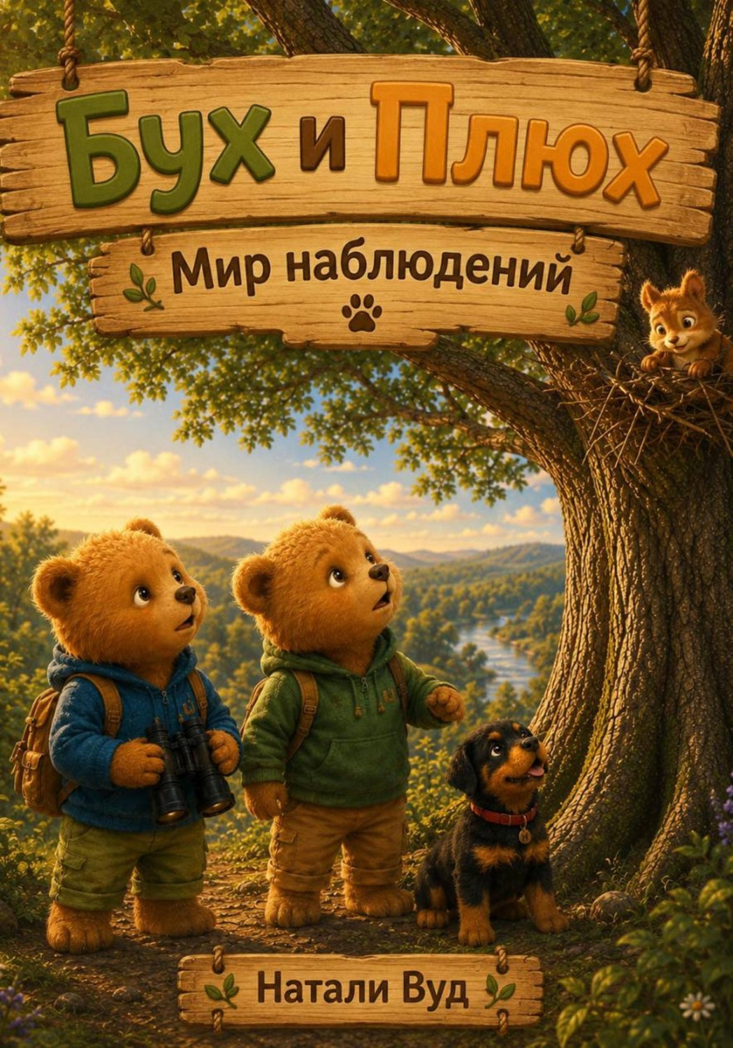 Обложка книги «Бух и Плюх. Мир наблюдений»