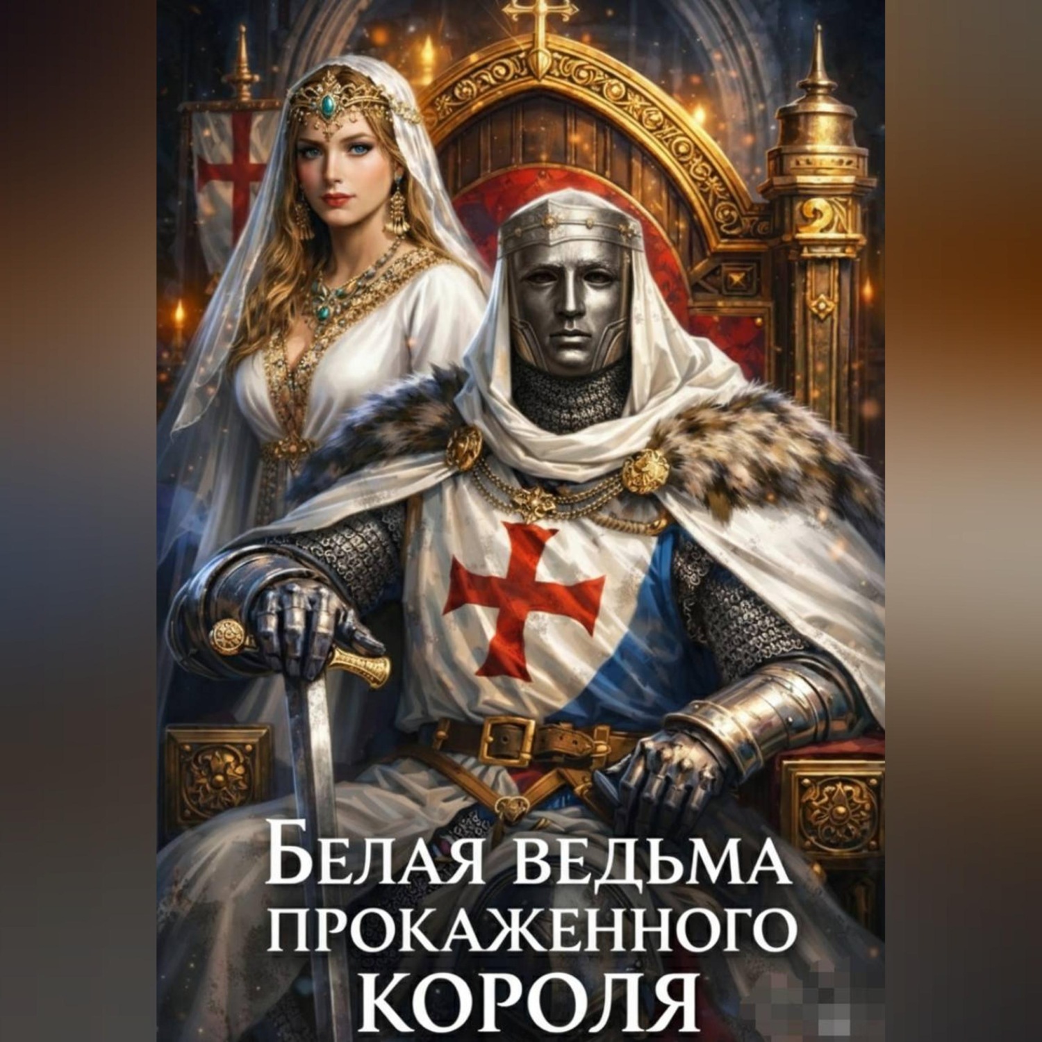 Обложка книги «Белая ведьма прокаженного короля»