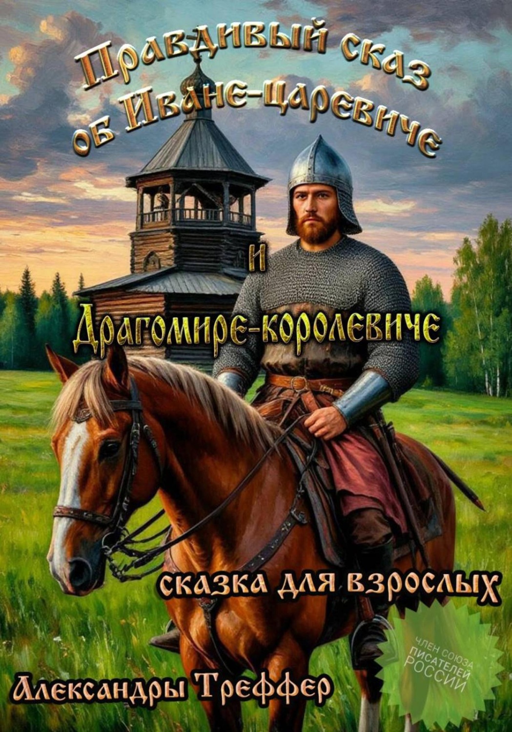 Обложка книги «Правдивый сказ об Иване-царевиче и Драгомире-королевиче. Сказка для взрослых»