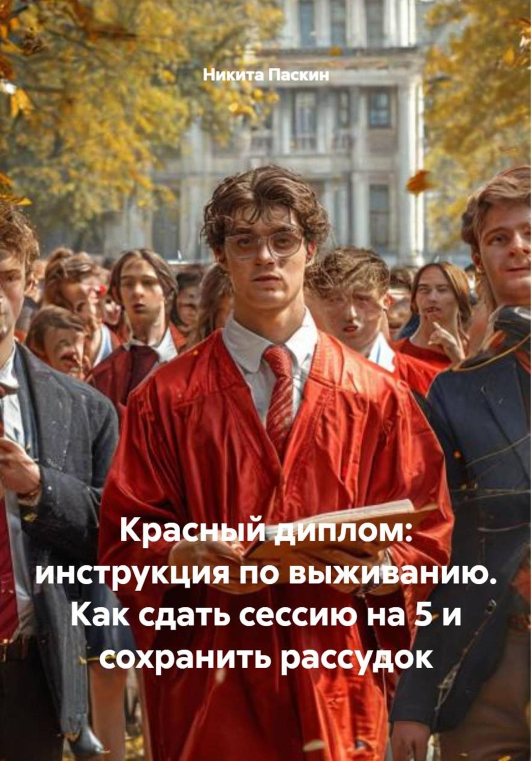 Обложка книги «Красный диплом: инструкция по выживанию. Как сдать сессию на 5 и сохранить рассудок»