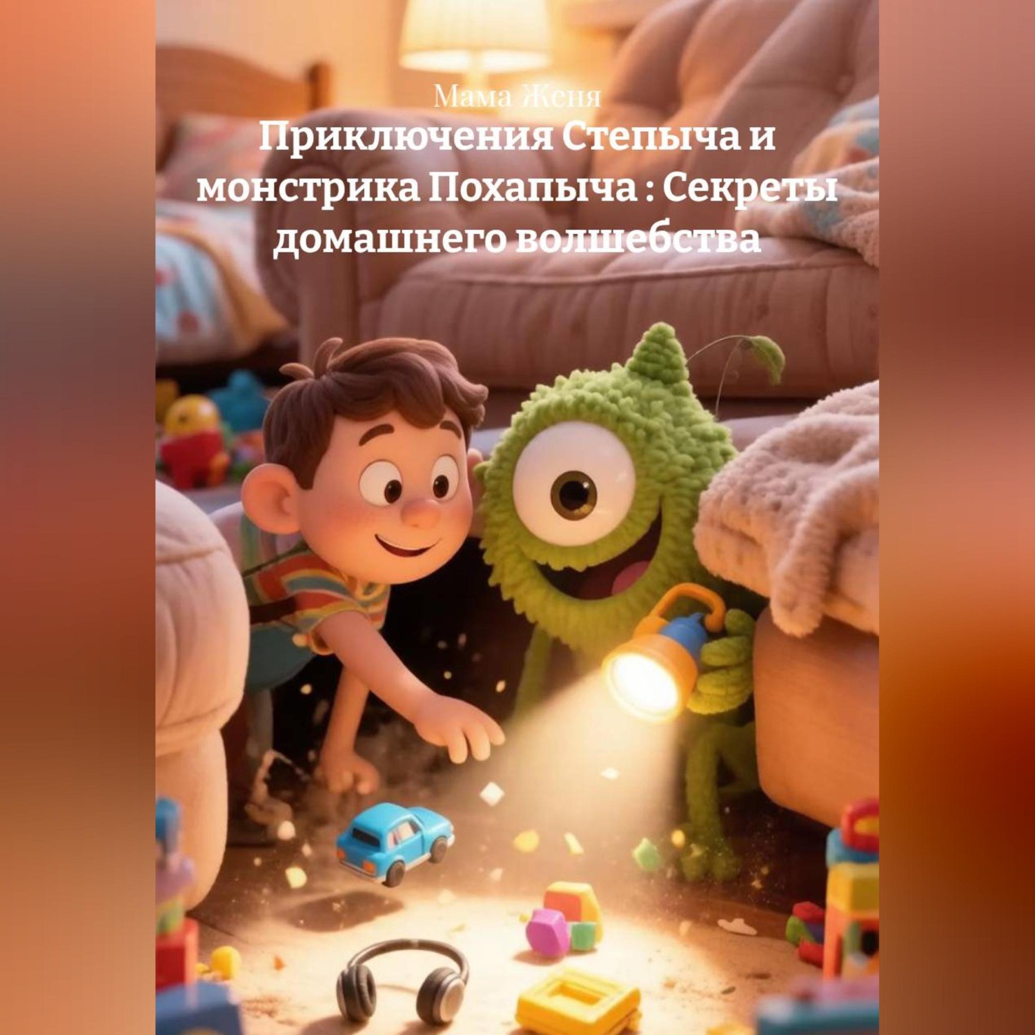 Обложка книги «Приключения мальчика Степыча и монстрика Похапыча : Секреты домашнего волшебства»