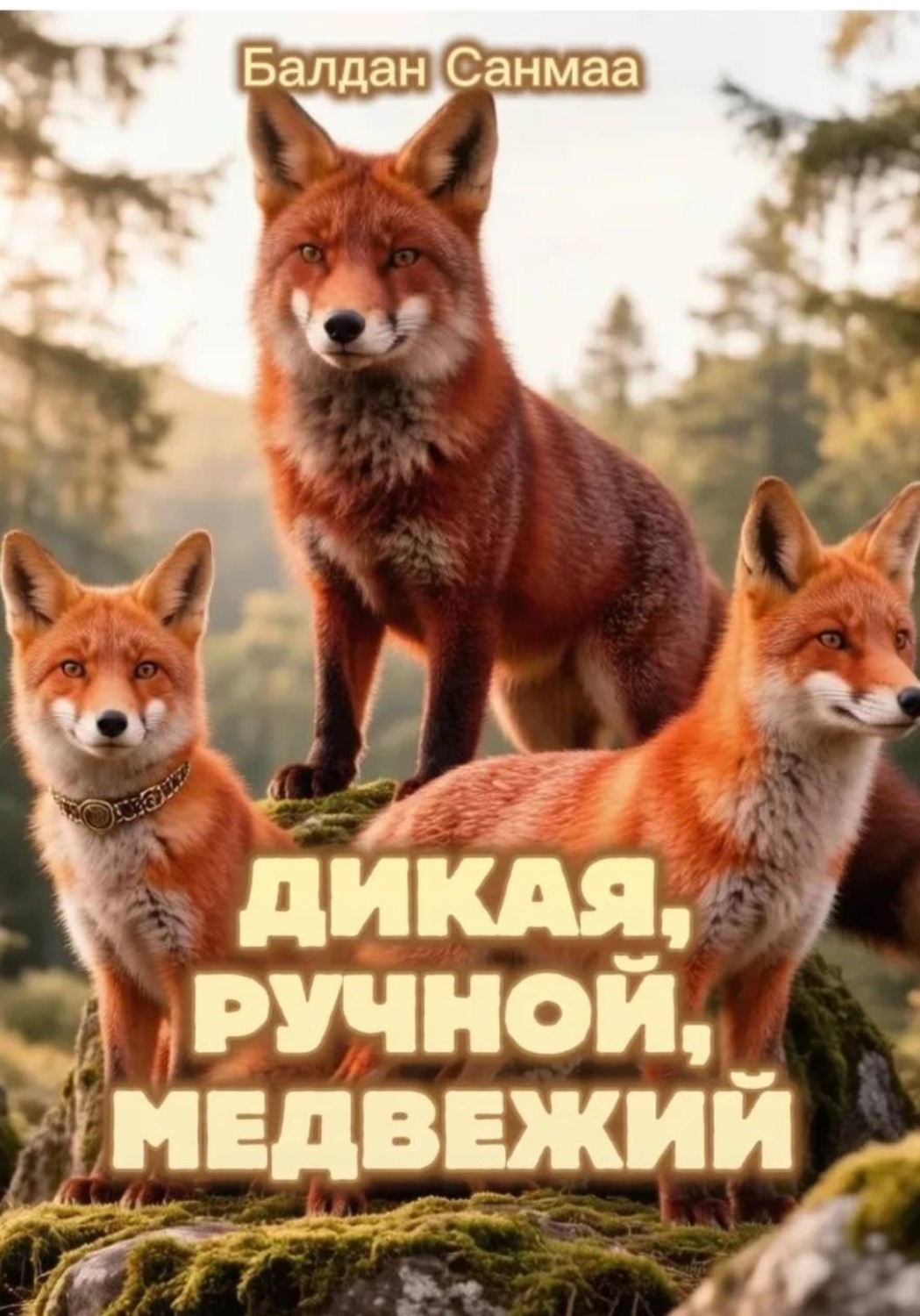 Обложка книги «Дикая, ручной, медвежий»