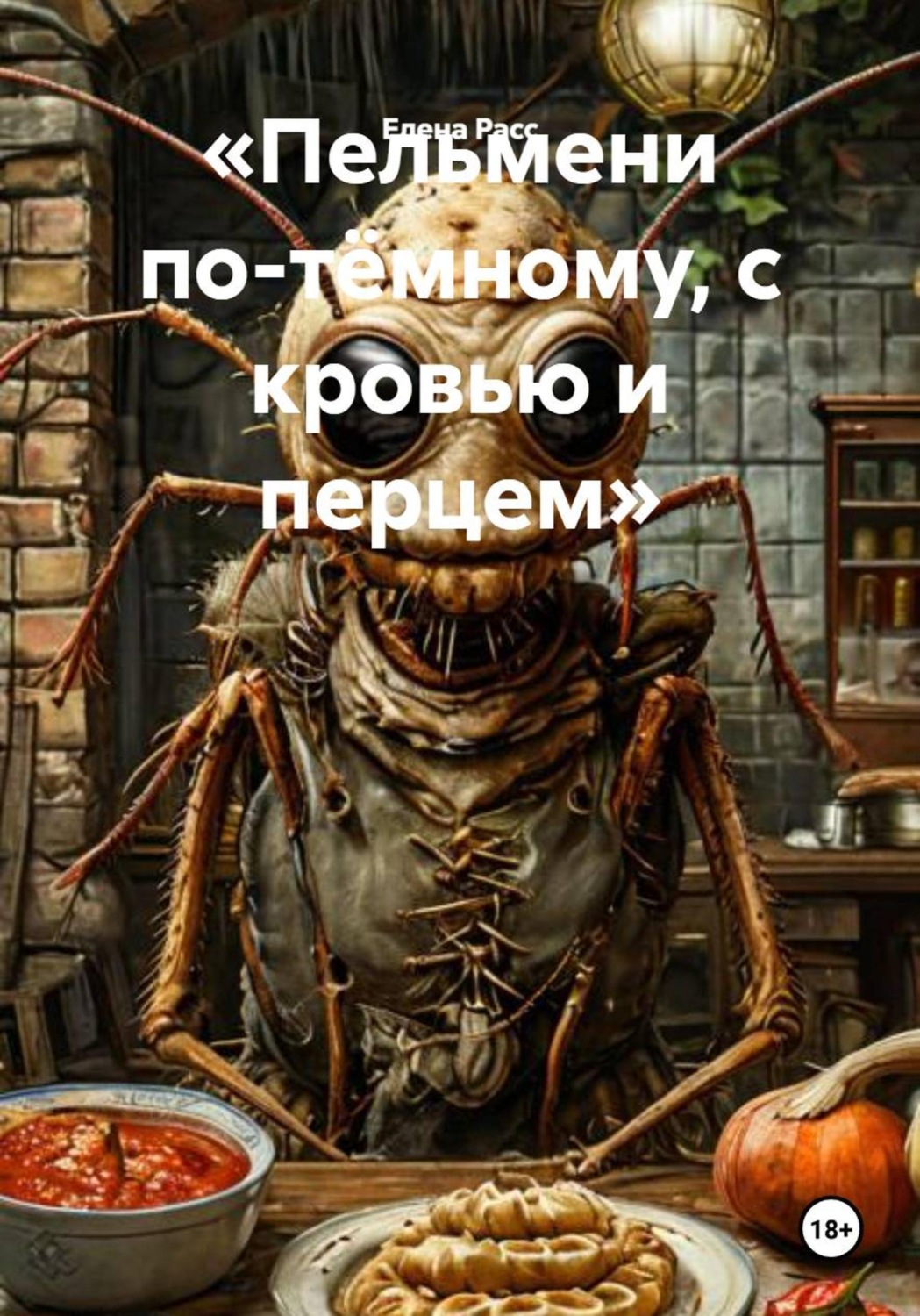 Обложка книги «Пельмени по-тёмному, с кровью и перцем»