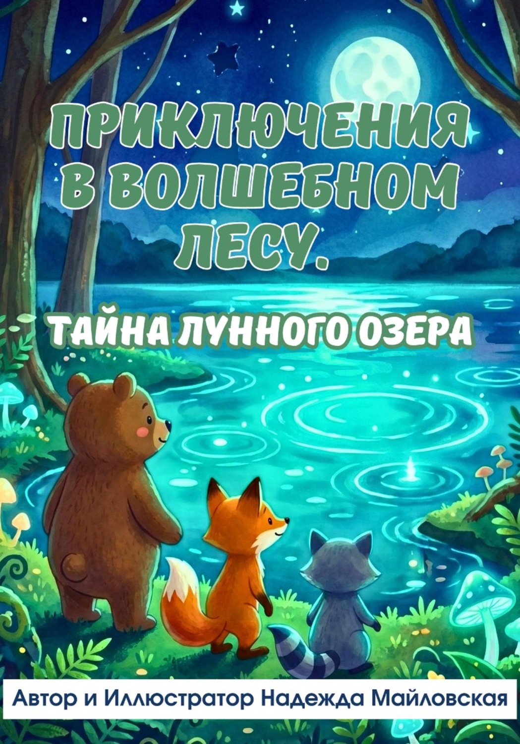 Обложка книги «Приключения в Волшебном лесу: тайна Лунного озера»