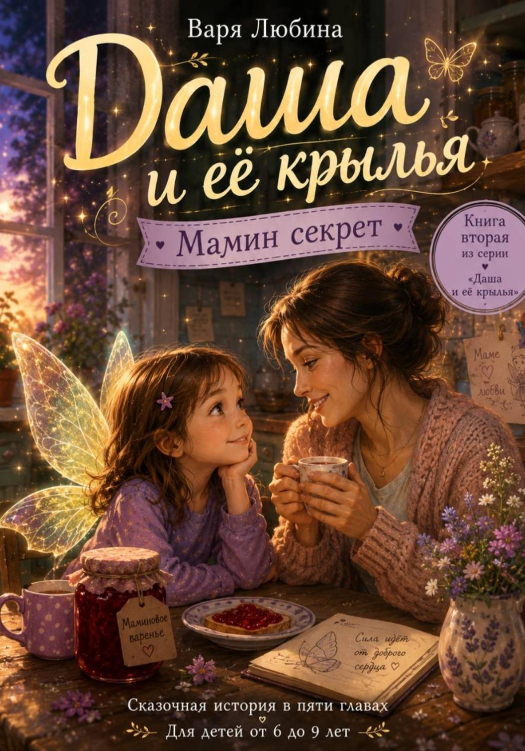 Обложка книги «Даша и её крылья: Мамин секрет»