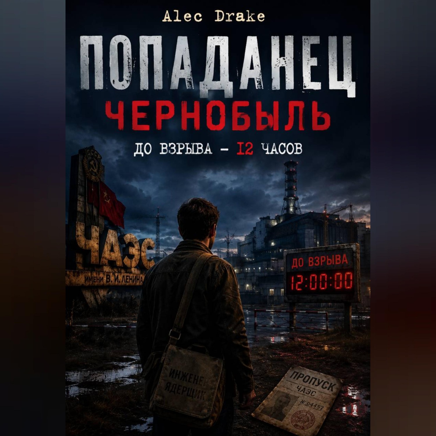 Обложка книги «Попаданец. Чернобыль. До взрыва — 12 часов»