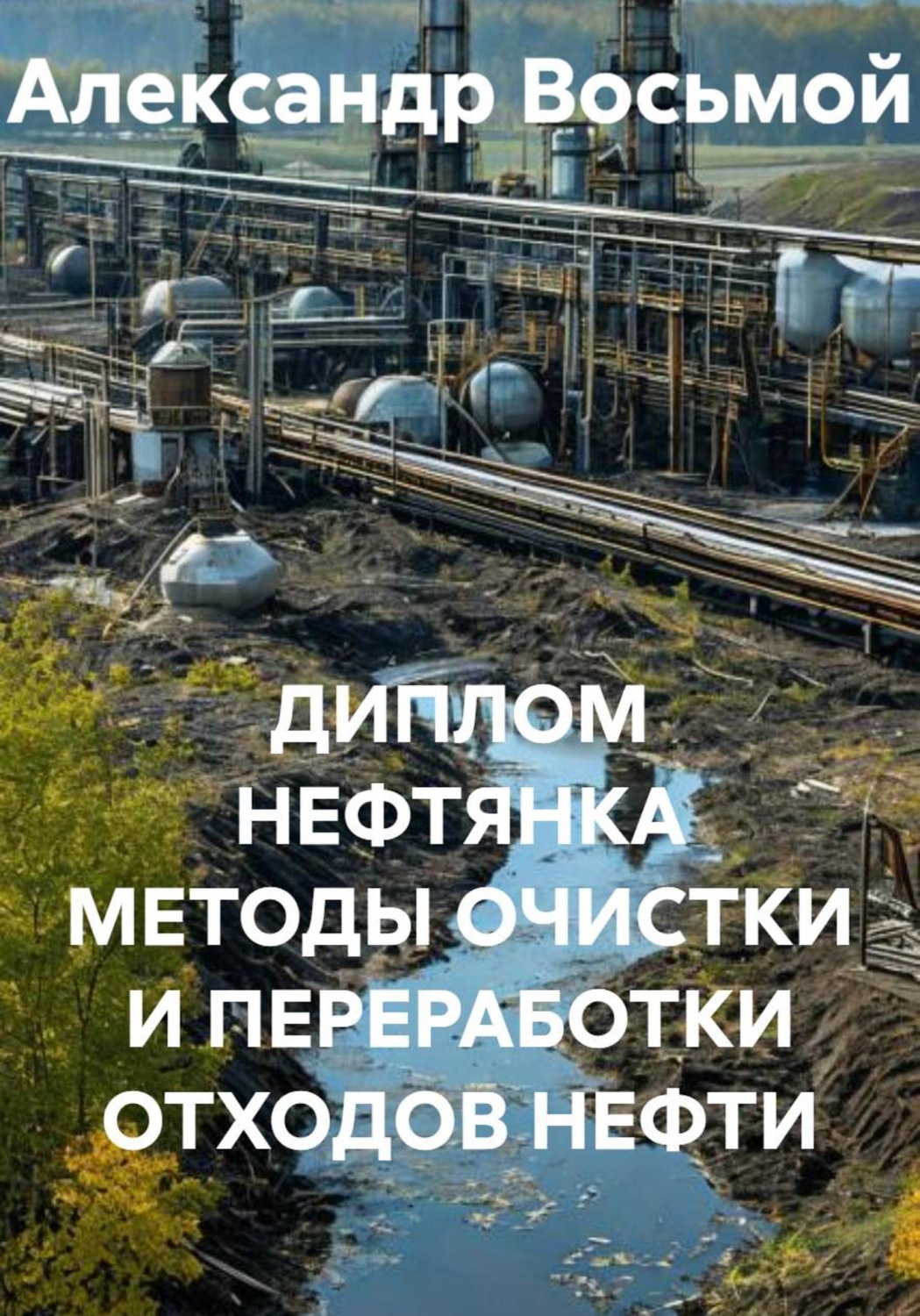 Обложка книги «ДИПЛОМ НЕФТЯНКА МЕТОДЫ ОЧИСТКИ И ПЕРЕРАБОТКИ ОТХОДОВ НЕФТИ»