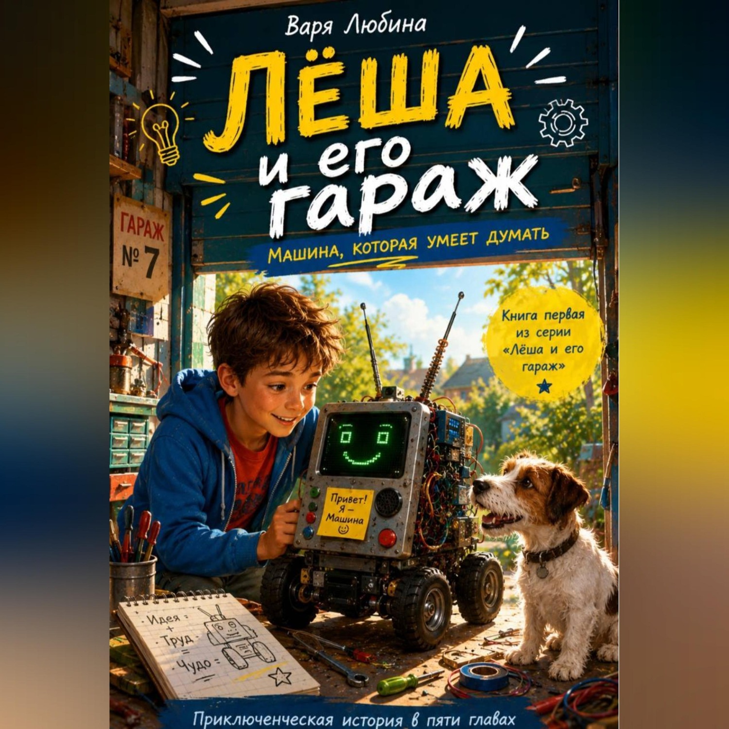 Обложка книги «Лёша и его гараж: Машина, которая умеет думать»