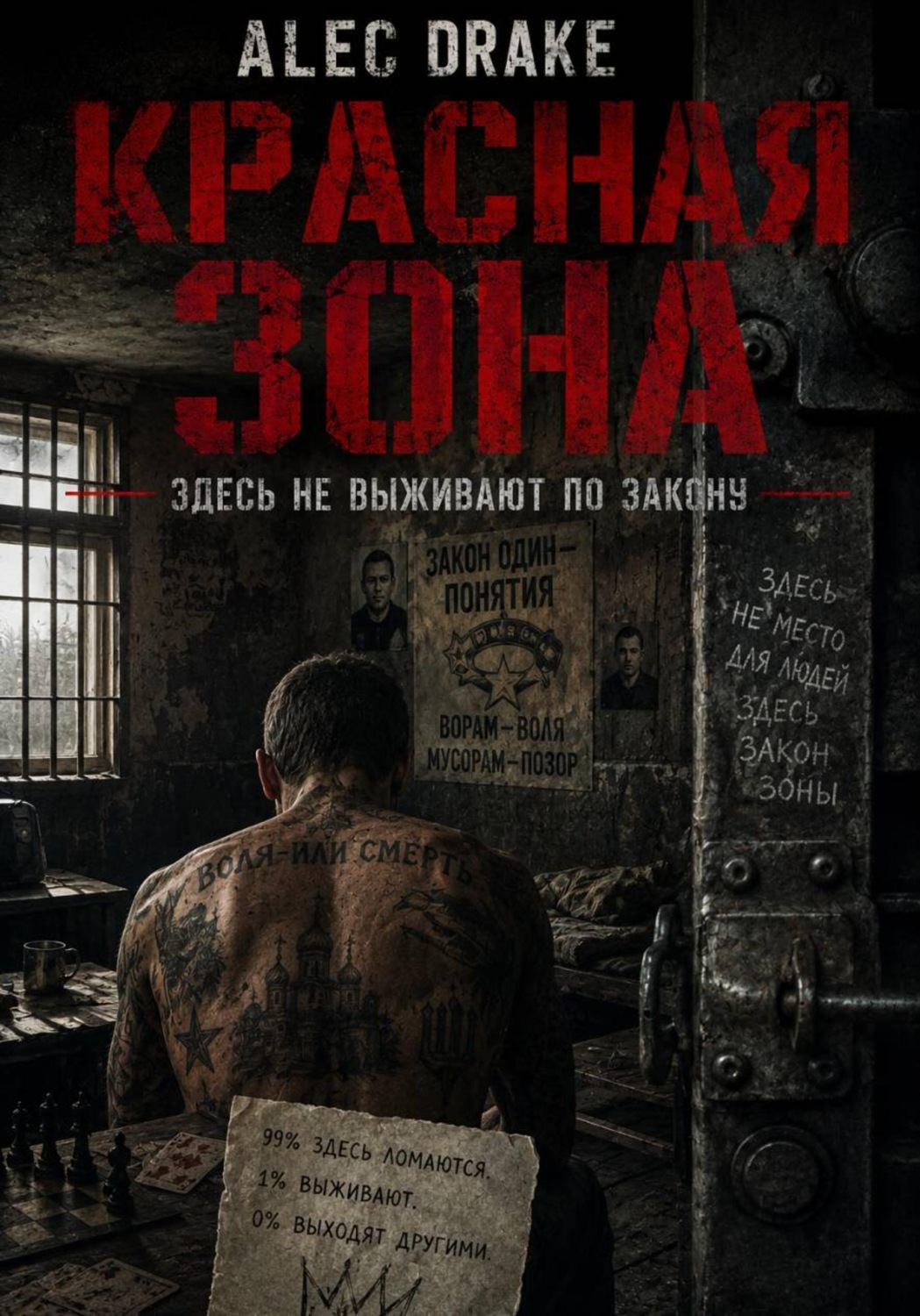Обложка книги «Красная зона: здесь не выживают по закону»