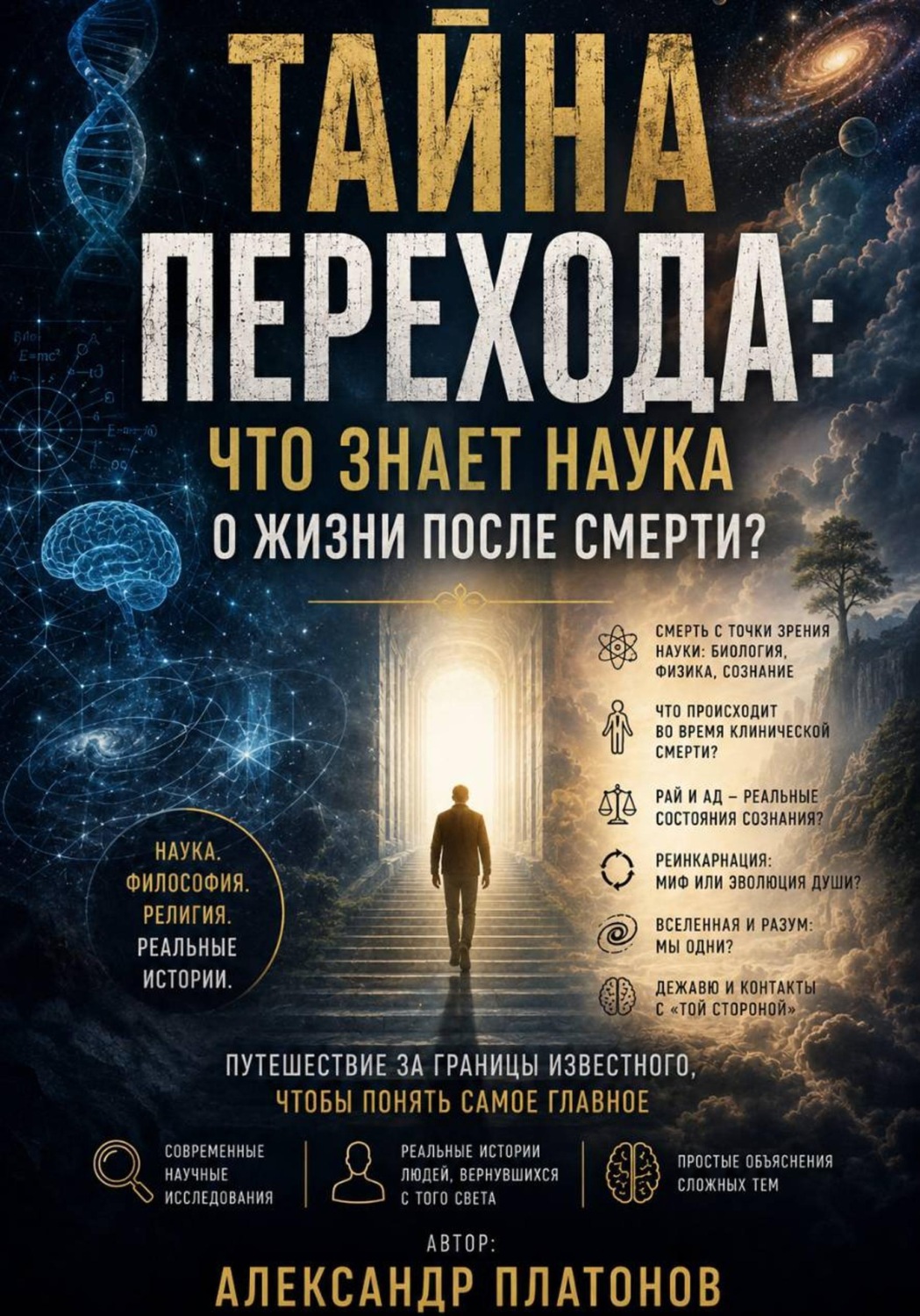 Обложка книги «Тайна перехода: что знает наука о жизни после смерти?»