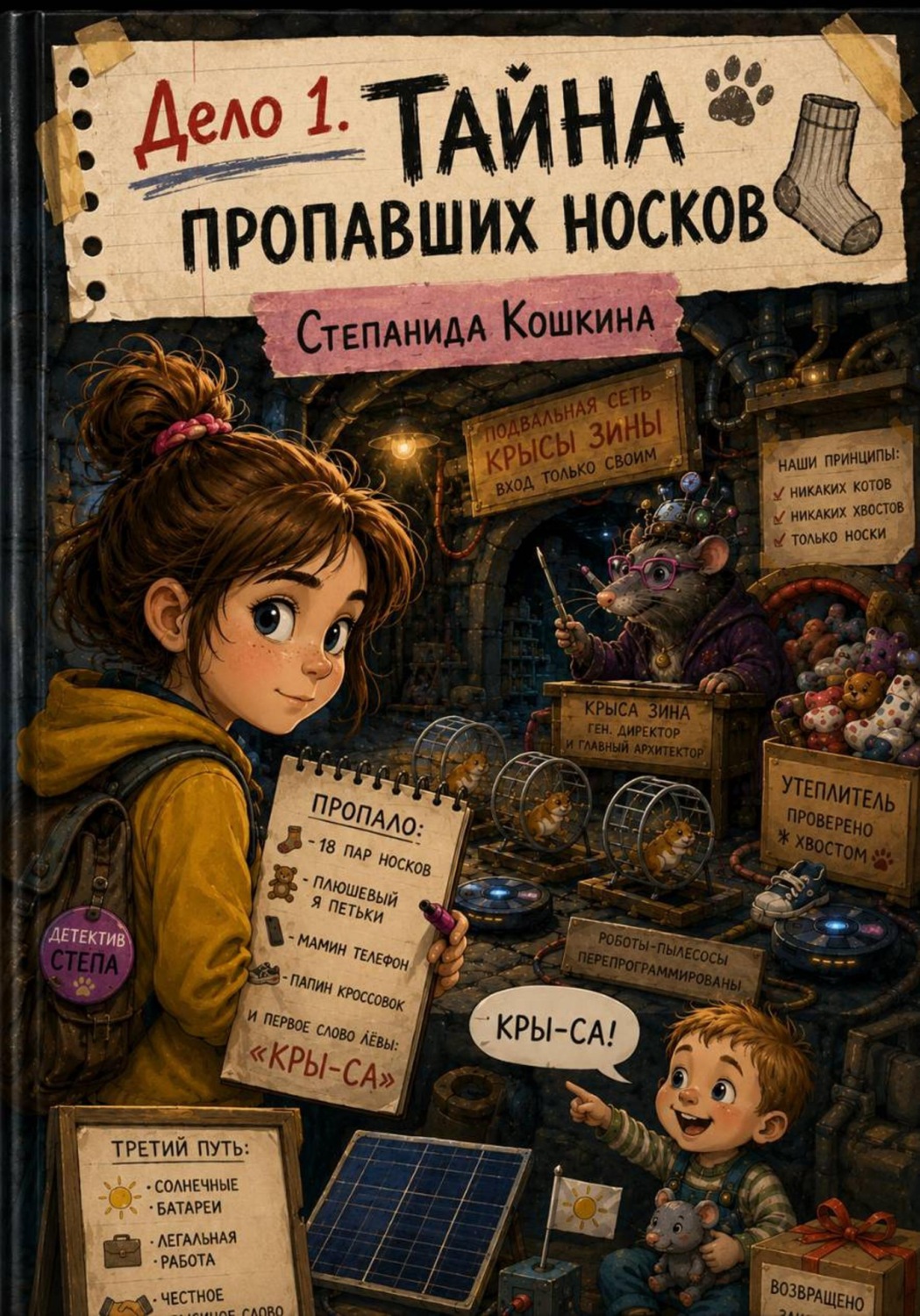 Обложка книги «Дело 1. Тайна пропавших носков»