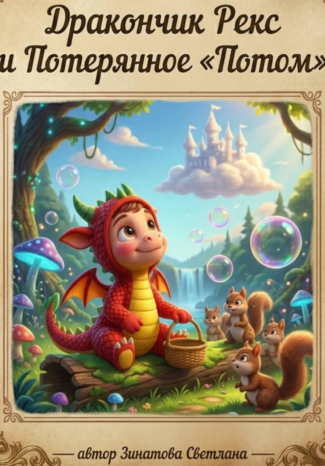 Обложка книги «Дракончик Рекс и потерянное " Потом"»