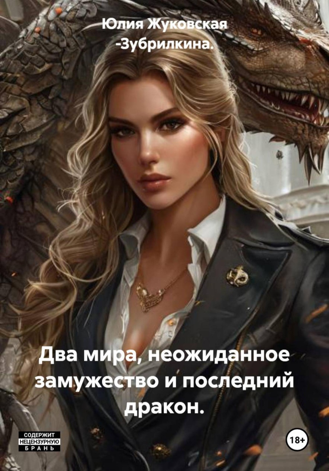 Обложка книги «Два мира, неожиданное замужество и последний дракон.»