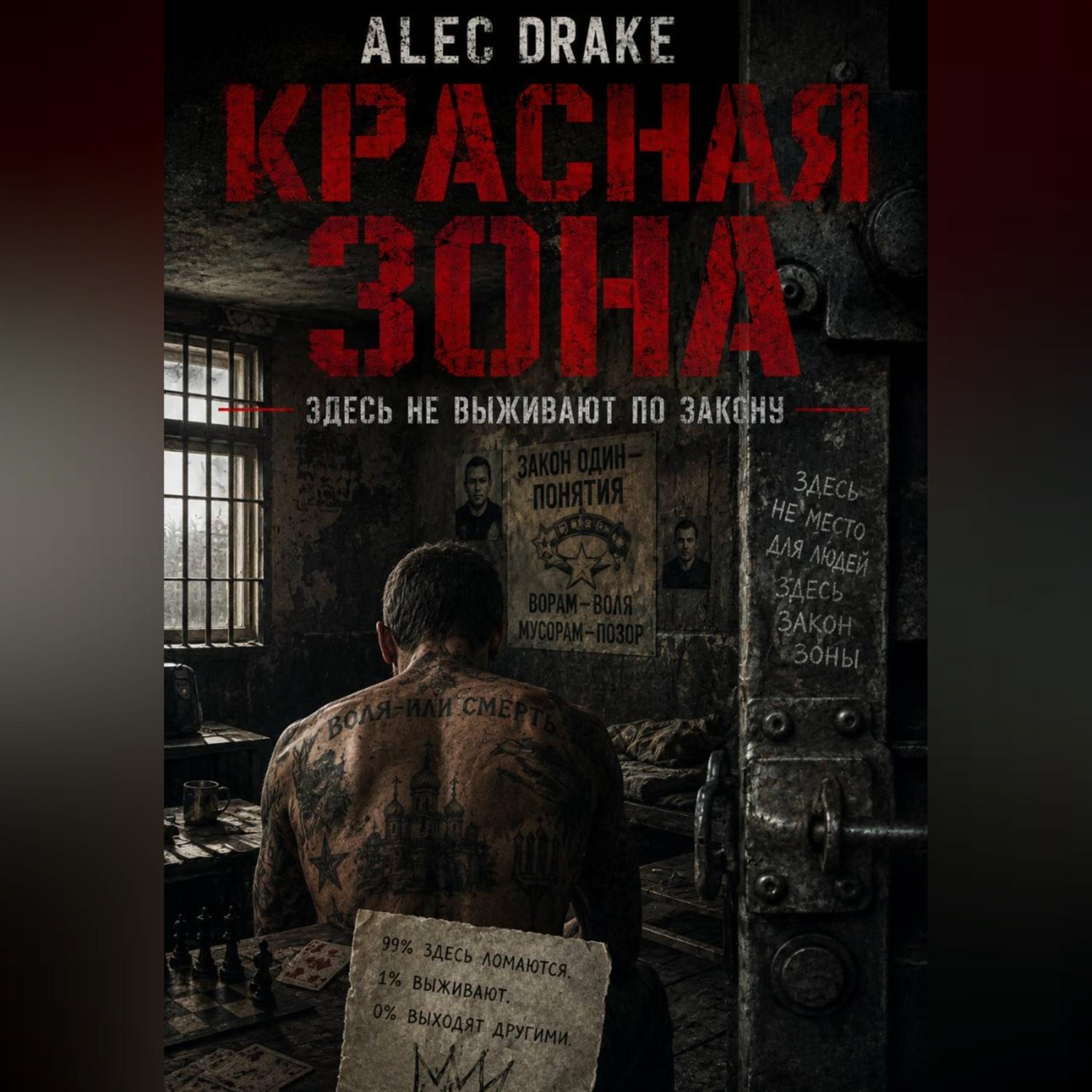 Обложка книги «Красная зона: здесь не выживают по закону»