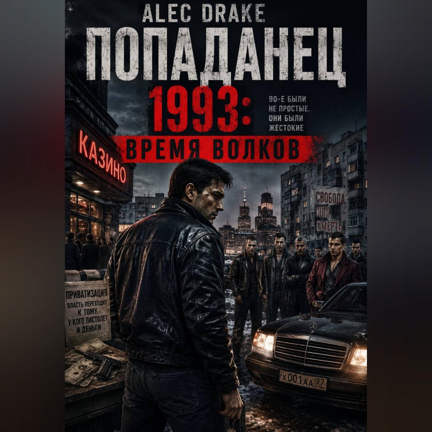 Обложка книги «Попаданец. 1993: Время волков»