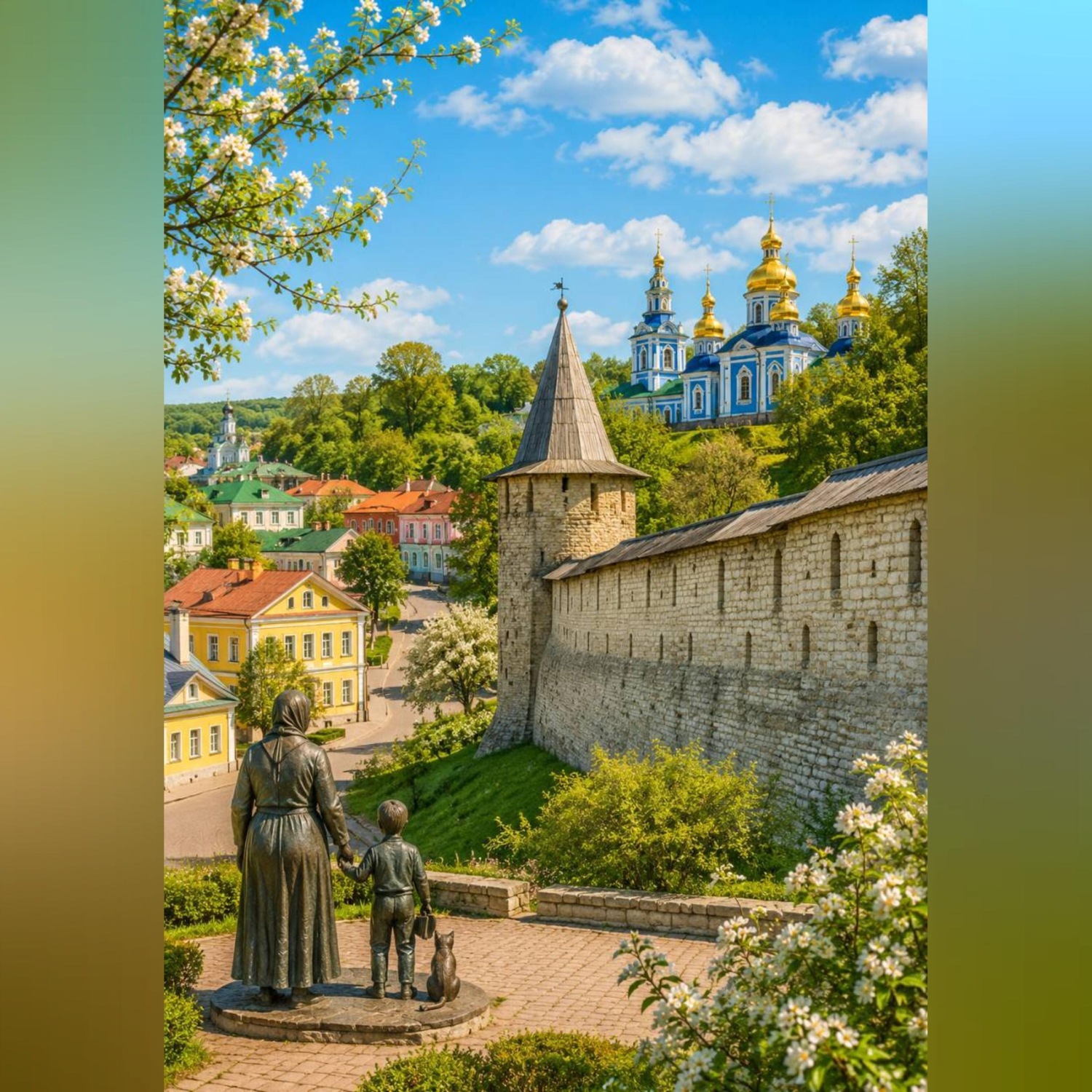 Обложка книги «Кума on tour: Псковская земля. Печоры»
