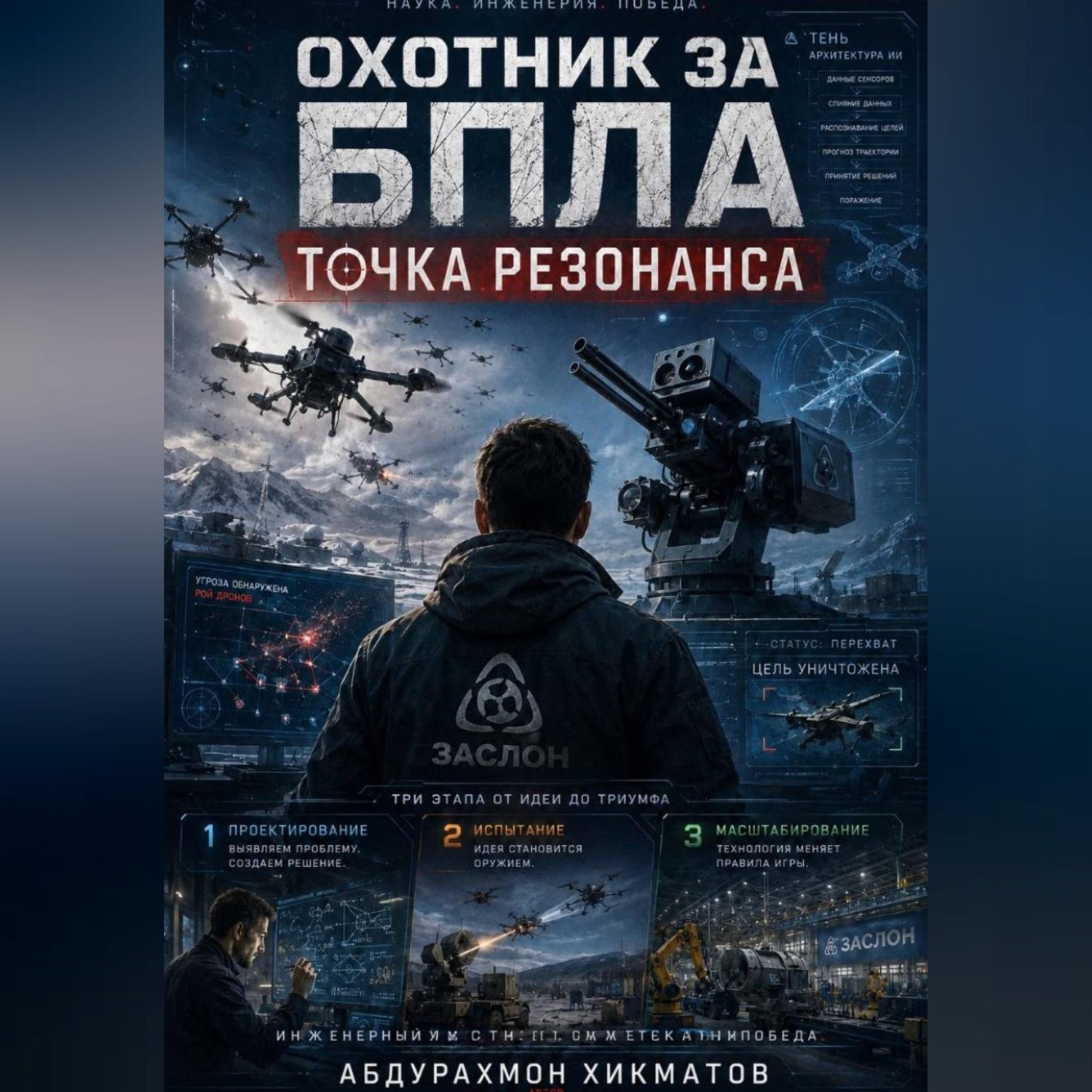 Обложка книги «Охотник за БПЛА: Точка резонанса»