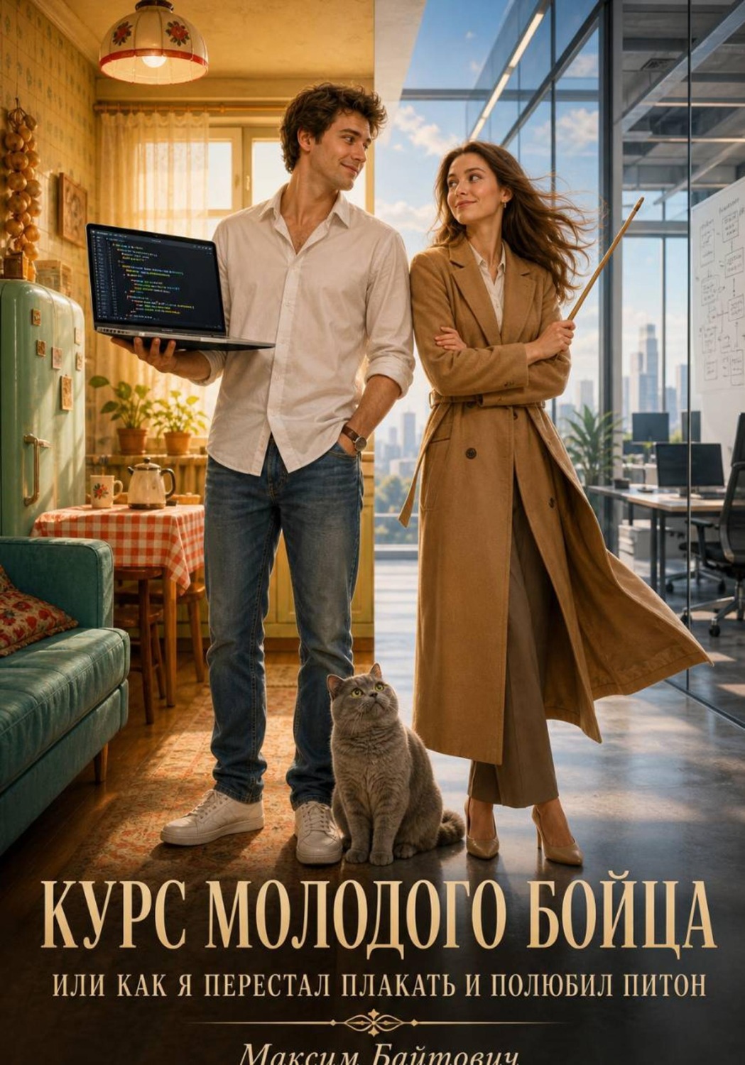 Обложка книги «Курс молодого бойца, или как я перестал плакать и полюбил питон»